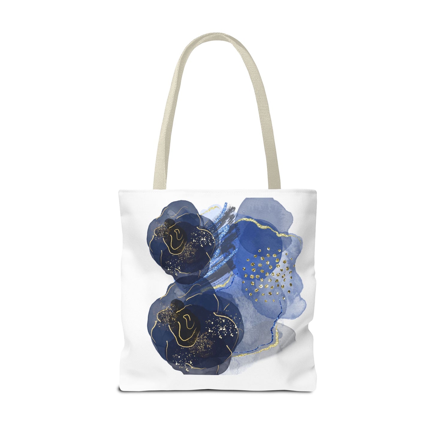 Elegant Floral Tote Bag, AOP Bag, Reusable Grocery Bag, Chic Everyday Tote, Gift for Her, Stylish Beach Bag