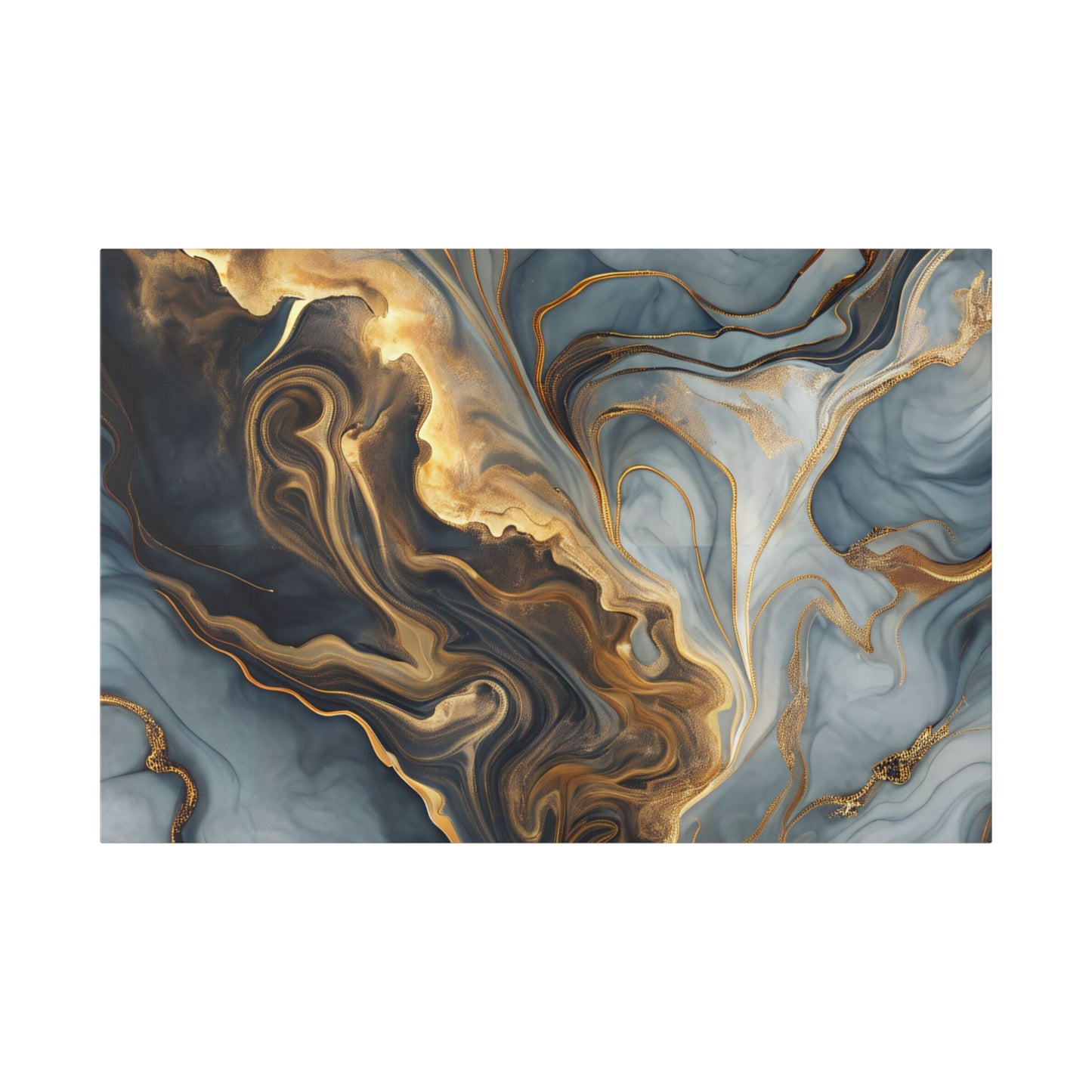 Elegant Marble Artwork, Stretched Canvas Wall Art, Modern Home Decor, Abstract Design, Art for Living Room, Gift for Art Lovers