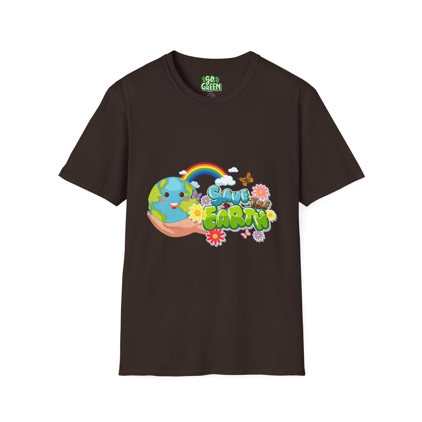 Save Earth Graphic Tee, Eco-Friendly T-Shirt, Gift for Nature Lovers, Earth Day Apparel, Unisex Casual Shirt