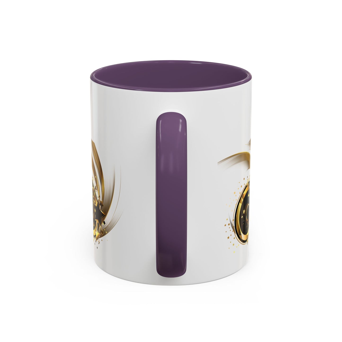 Elegant Gold Swirl Accent Coffee Mug - Perfect for Gifts, Home Decor, Office Use, Celebration, or Daily Rituals