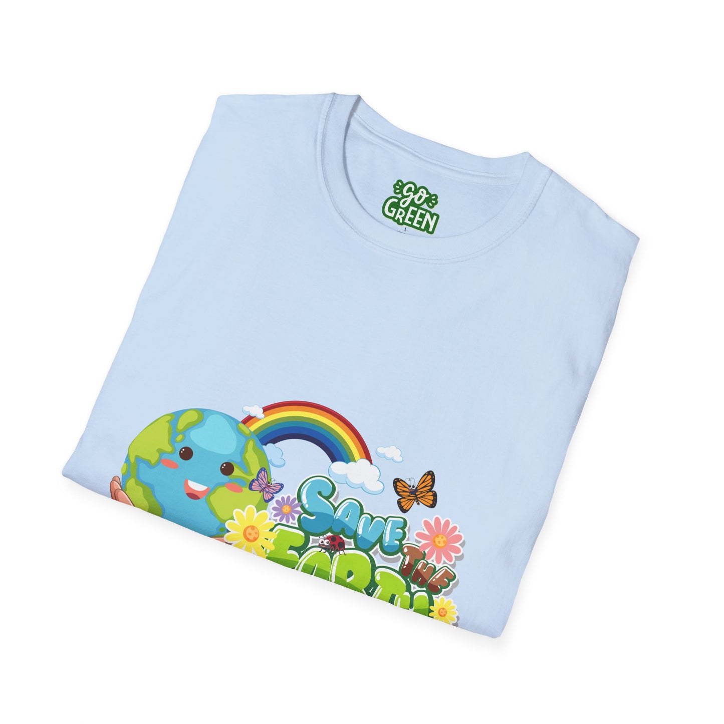 Save Earth Graphic Tee, Eco-Friendly T-Shirt, Gift for Nature Lovers, Earth Day Apparel, Unisex Casual Shirt