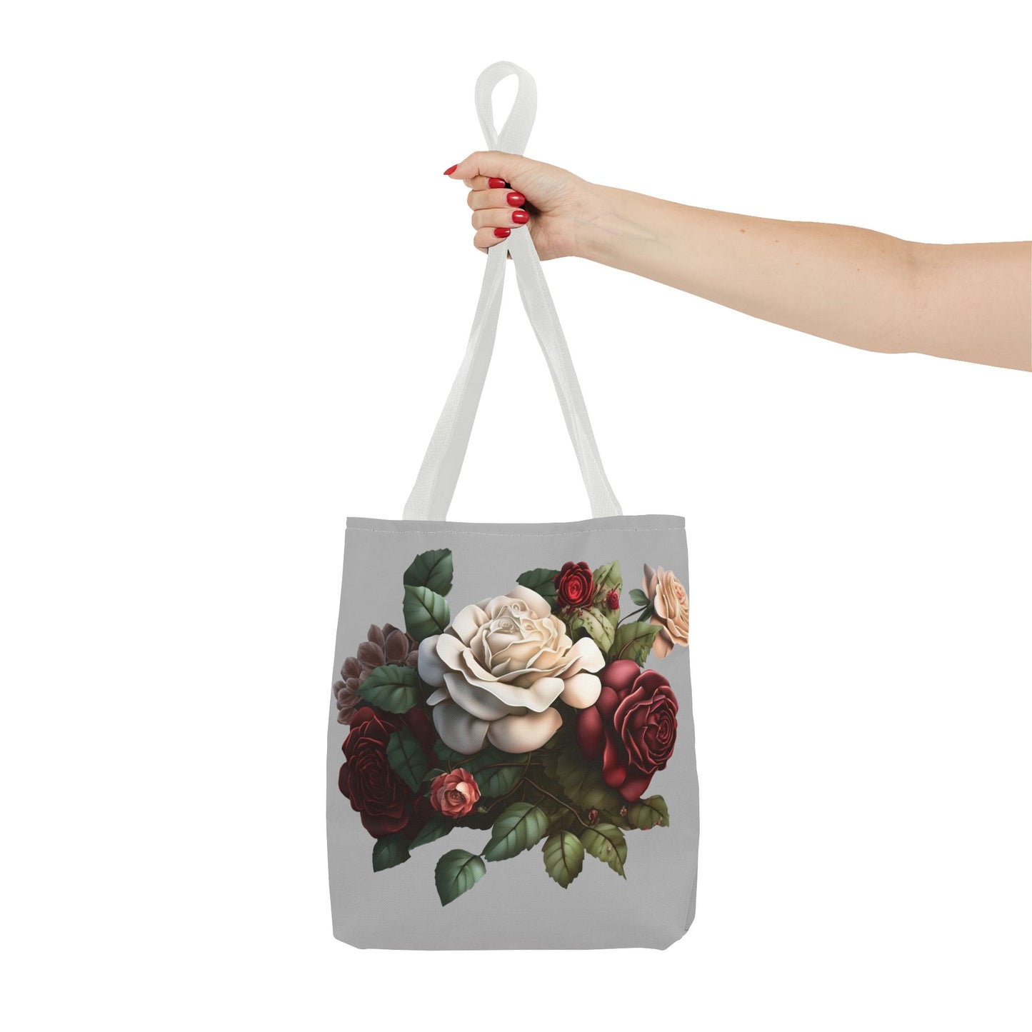 Floral Tote Bag - Elegant Design for Everyday Use, Shopping, Gifts, Mother’s Day, Eco-Friendly Bag