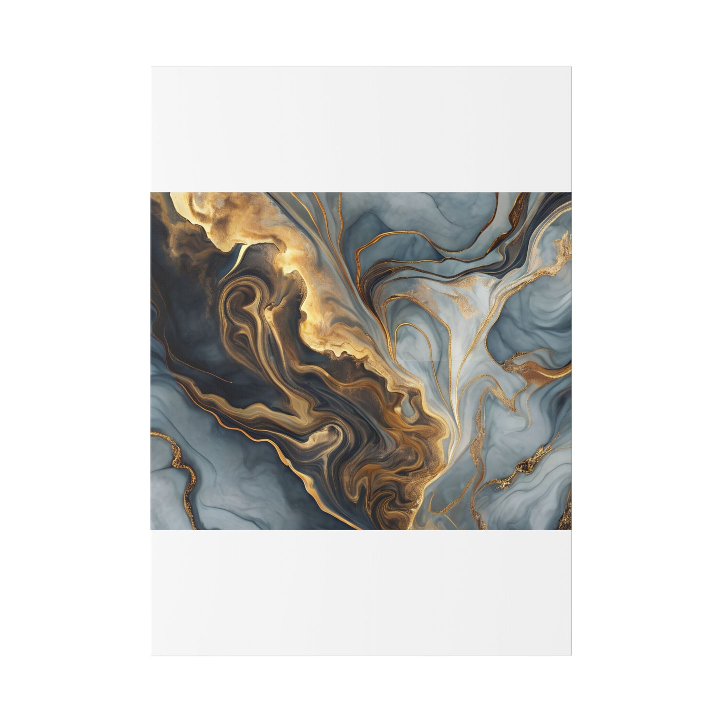 Elegant Marble Artwork, Stretched Canvas Wall Art, Modern Home Decor, Abstract Design, Art for Living Room, Gift for Art Lovers