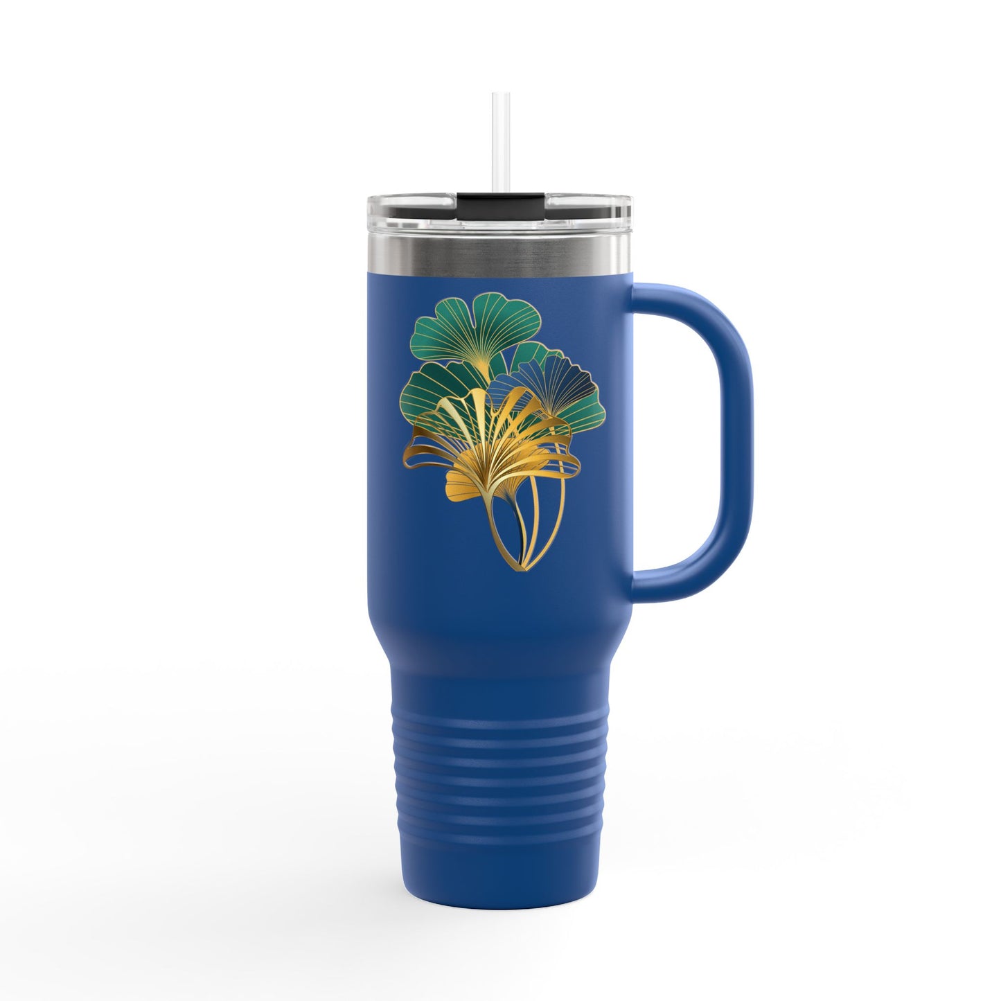 Insulated Travel Mug with Botanical Design, Eco-Friendly Tumbler, Hydration Gift for Nature Lovers, Perfect for Outdoor Adventures, [...]
