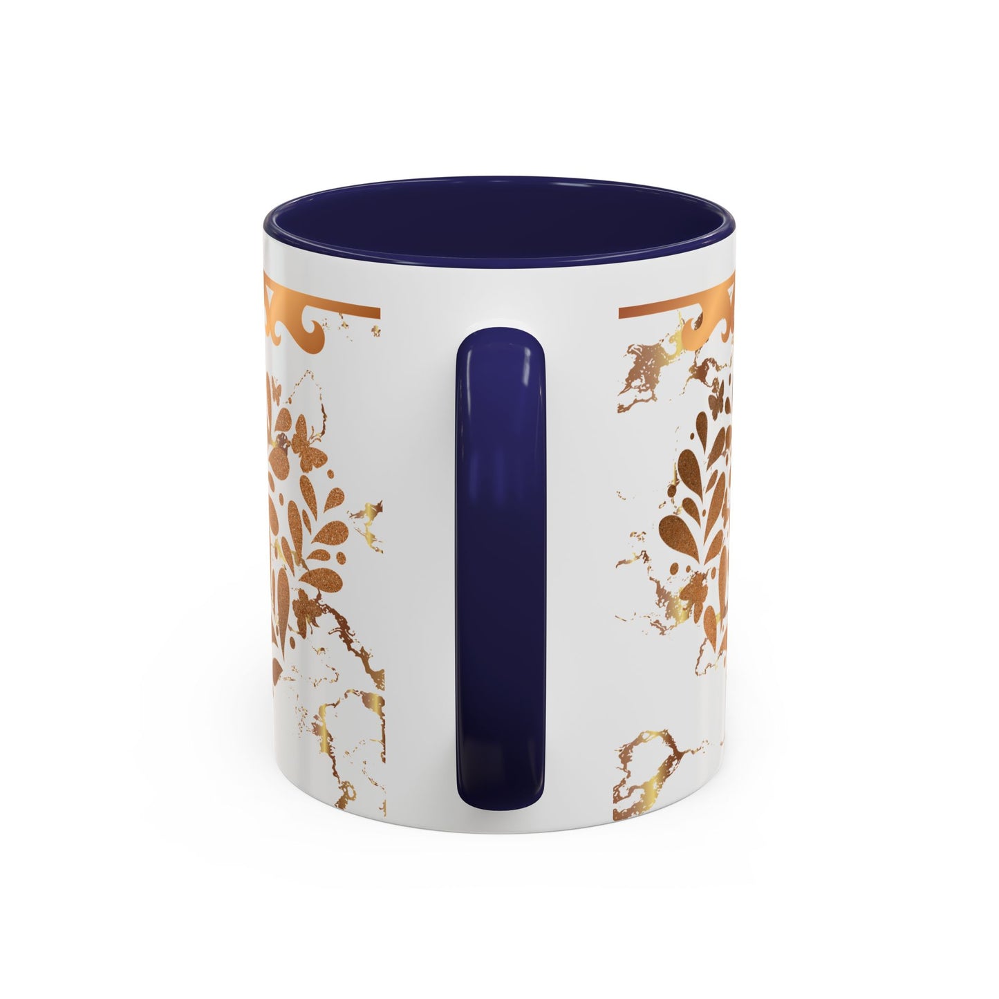 Elegant Floral Coffee Mug with Black Trim | Perfect for Home, Office, Gift Giving, Special Occasions, and Coffee Lovers