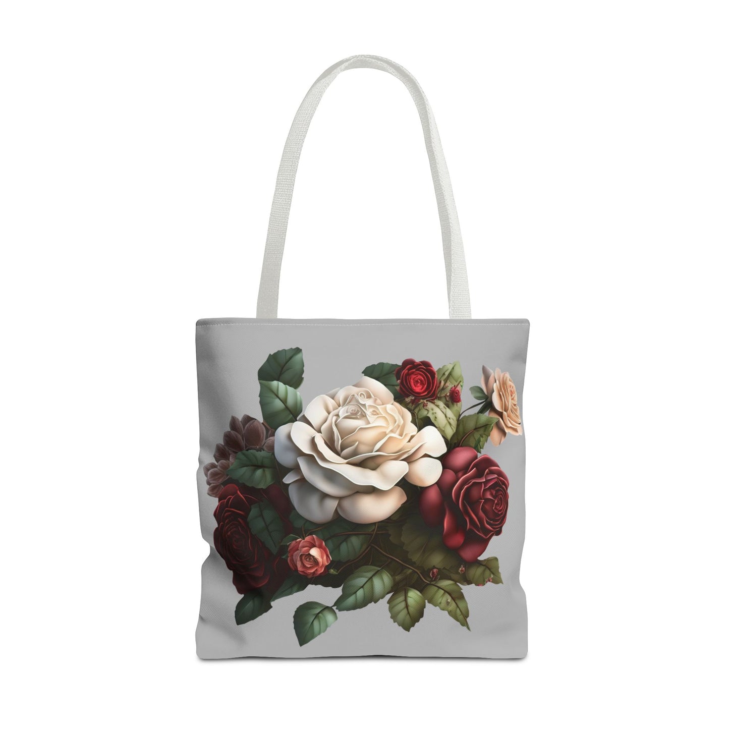 Floral Tote Bag - Elegant Design for Everyday Use, Shopping, Gifts, Mother’s Day, Eco-Friendly Bag