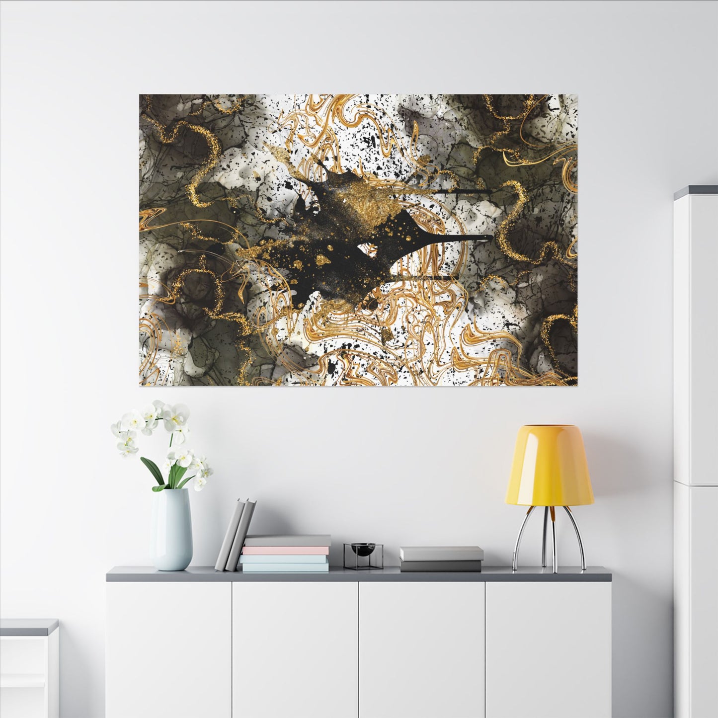 Abstract Wall Art Canvas Print, Modern Home Decor, Living Room Artwork, Gift for Art Lovers, Unique Decor for Any Occasion, Statement Piece