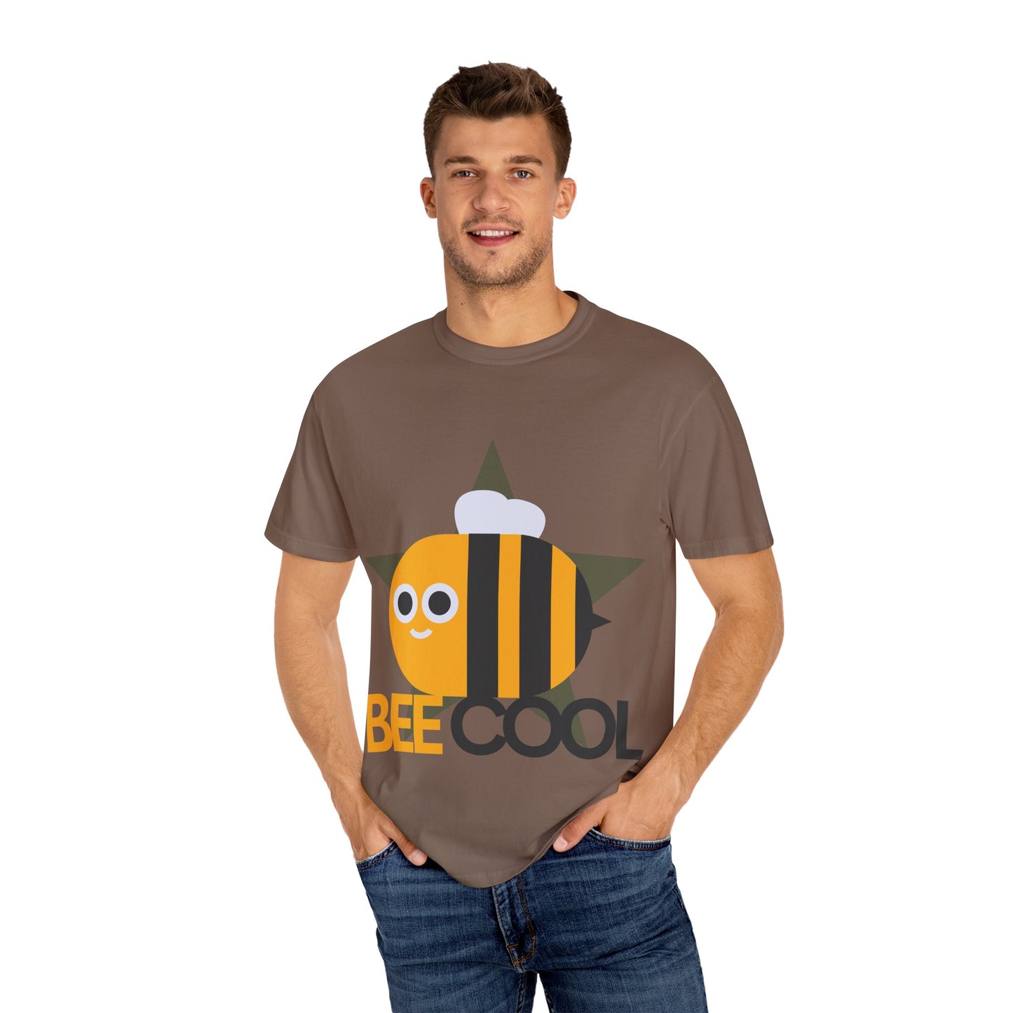 Fun Unisex Garment-Dyed T-shirt with 'BE COOL' Bee Design - Surfing Inspired Tee, Summer Wear, Gift for Beach Lovers, Casual Wear, [...]