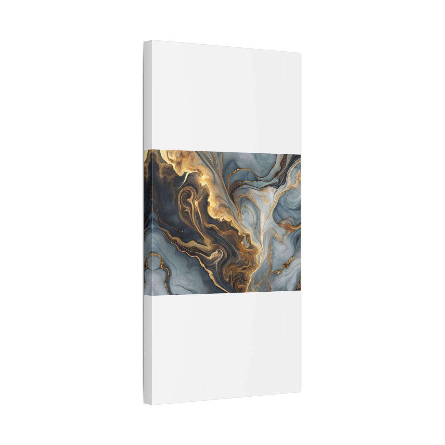 Elegant Marble Artwork, Stretched Canvas Wall Art, Modern Home Decor, Abstract Design, Art for Living Room, Gift for Art Lovers