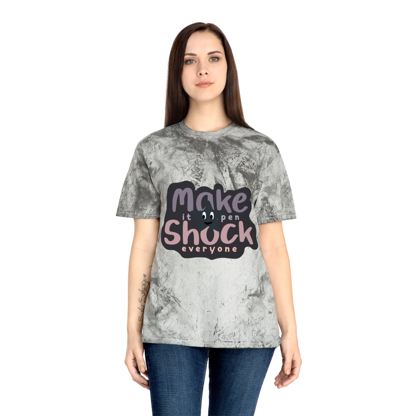 Unisex Color Blast T-Shirt | Motivational Tee, Gift for Creatives, Unique Graphic Shirt, Everyday Wear, Bold Statement Top