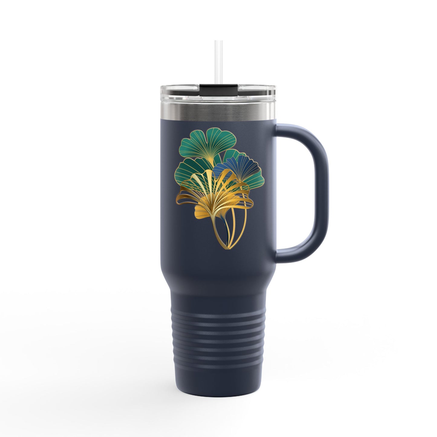 Insulated Travel Mug with Botanical Design, Eco-Friendly Tumbler, Hydration Gift for Nature Lovers, Perfect for Outdoor Adventures, [...]
