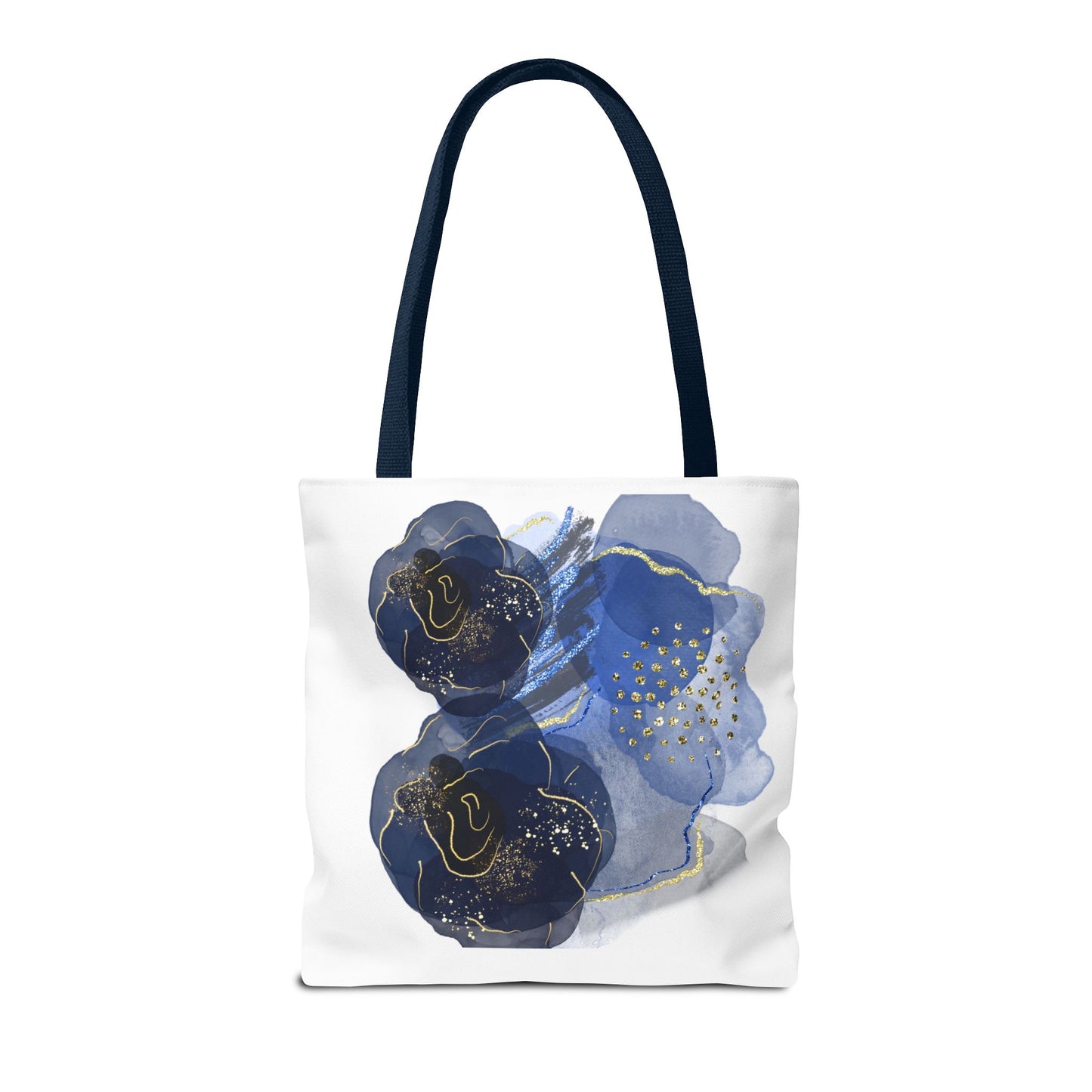 Elegant Floral Tote Bag, AOP Bag, Reusable Grocery Bag, Chic Everyday Tote, Gift for Her, Stylish Beach Bag