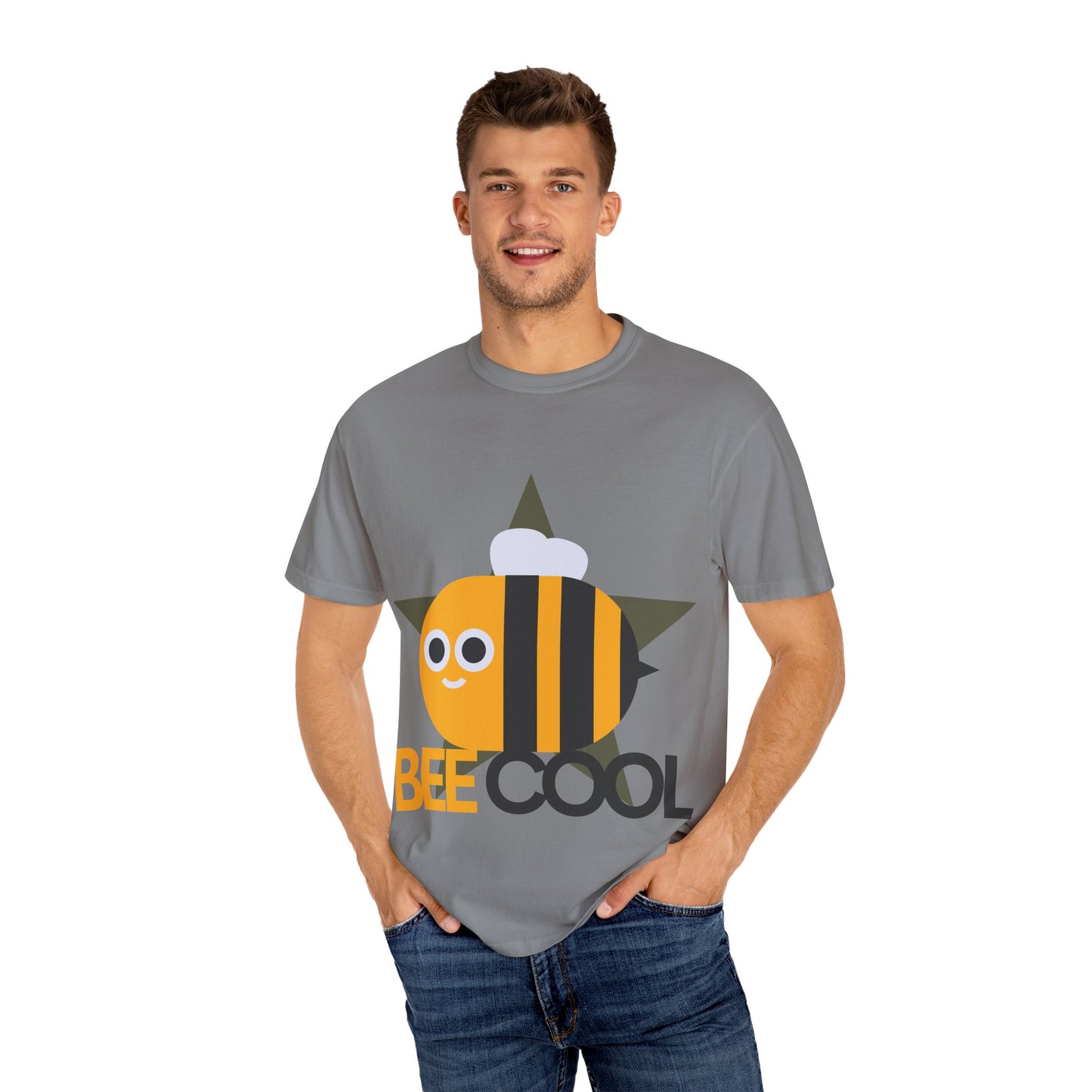 Fun Unisex Garment-Dyed T-shirt with 'BE COOL' Bee Design - Surfing Inspired Tee, Summer Wear, Gift for Beach Lovers, Casual Wear, [...]