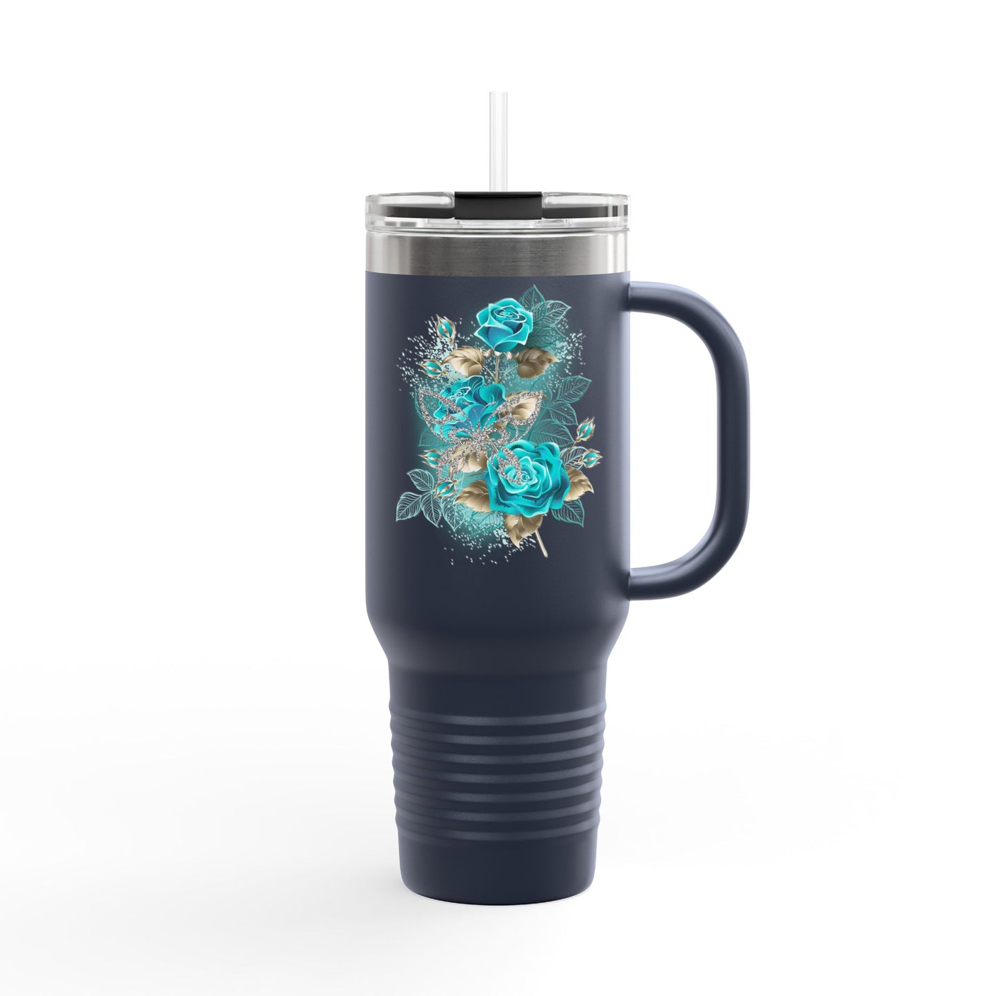 Stylish Insulated Travel Mug, 40oz | Floral Design | Perfect for On-the-Go | Eco-Friendly | Great Gift for Coffee Lovers, Travel Mug, [...]