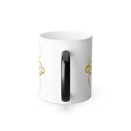Color Morphing Mug with Elegant Aesthetic | Unique Gift for Art Lovers, Home Decor, Coffee Lovers, Special Occasions, Customizable Design