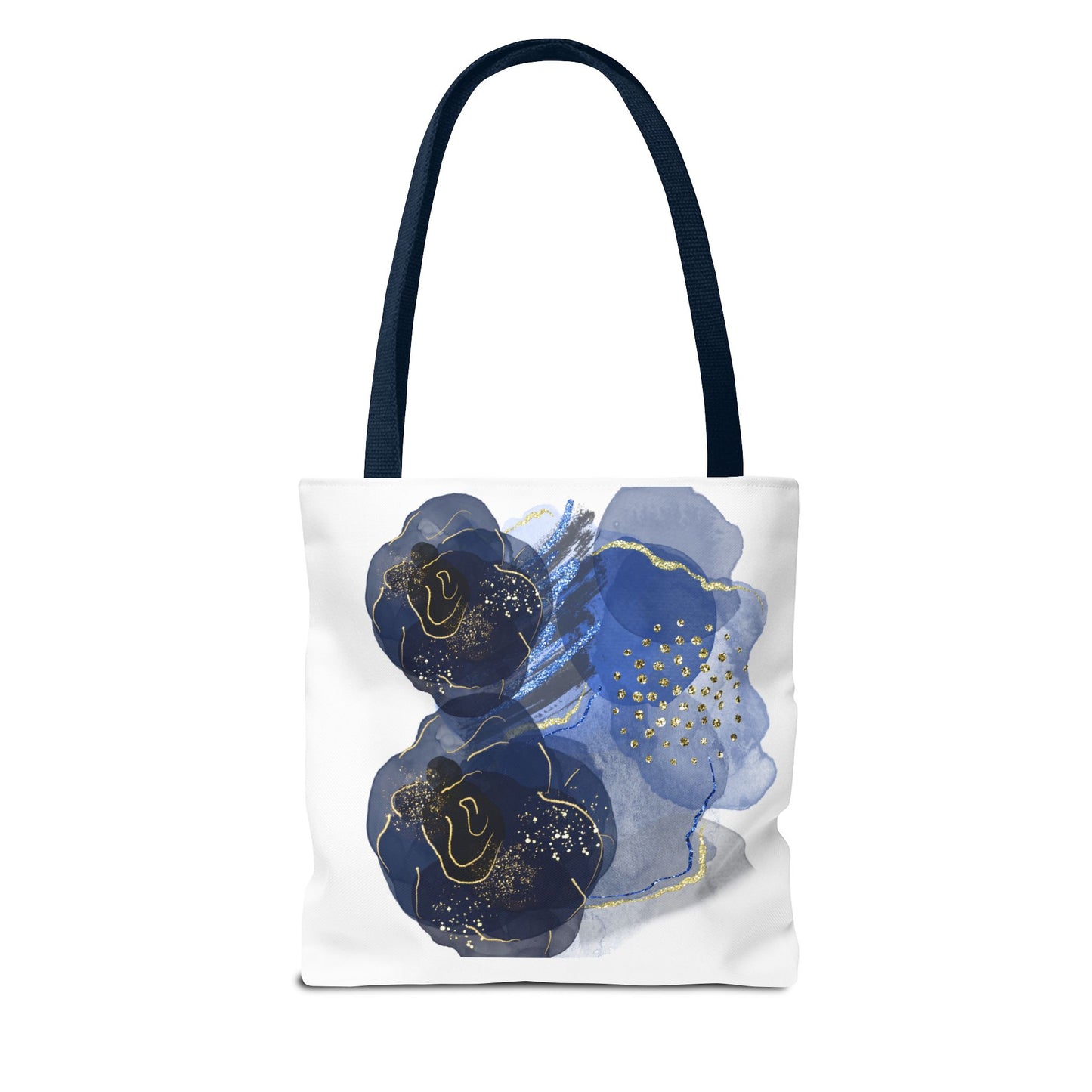 Elegant Floral Tote Bag, AOP Bag, Reusable Grocery Bag, Chic Everyday Tote, Gift for Her, Stylish Beach Bag