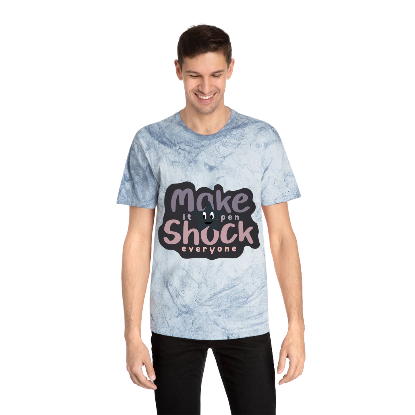 Unisex Color Blast T-Shirt | Motivational Tee, Gift for Creatives, Unique Graphic Shirt, Everyday Wear, Bold Statement Top