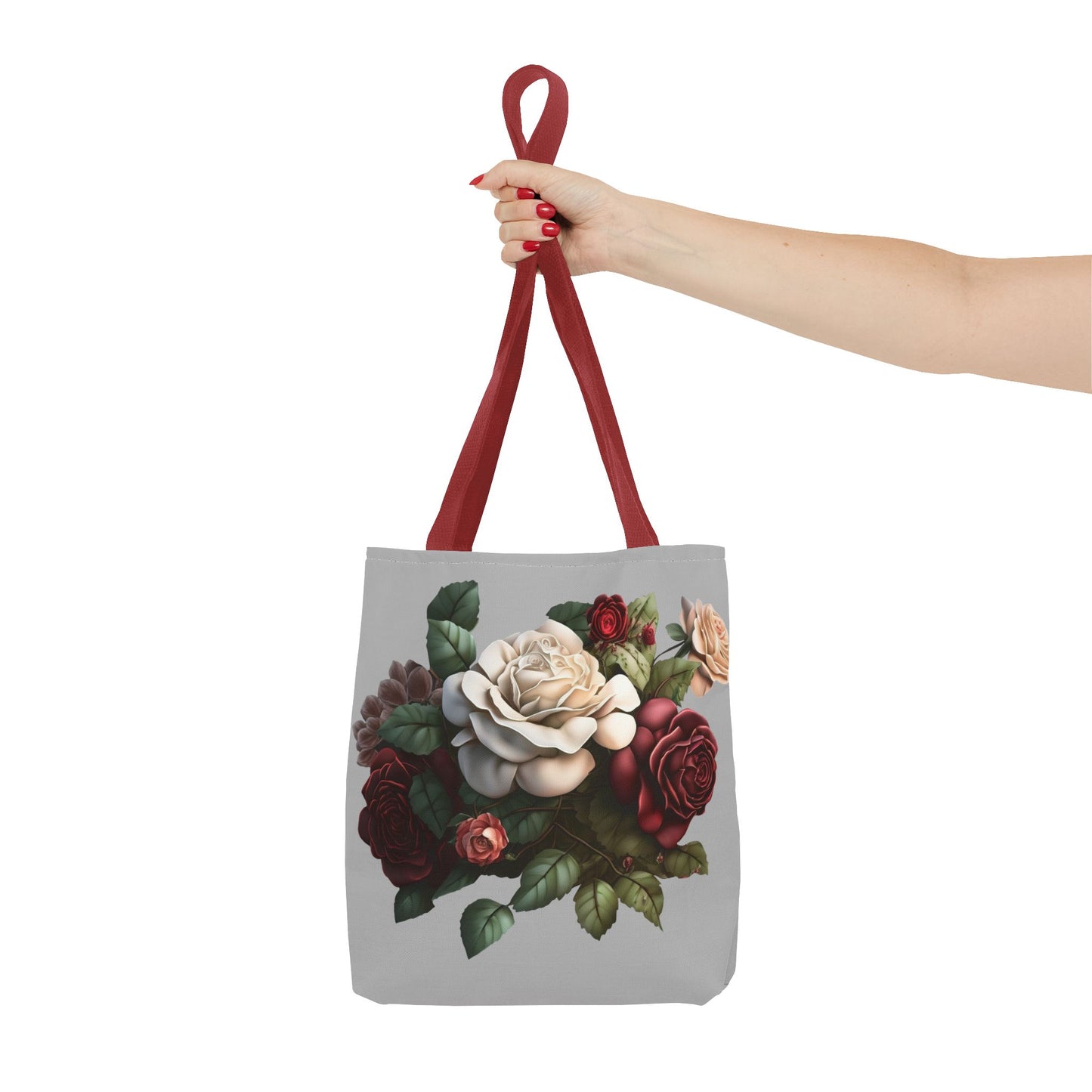 Floral Tote Bag - Elegant Design for Everyday Use, Shopping, Gifts, Mother’s Day, Eco-Friendly Bag