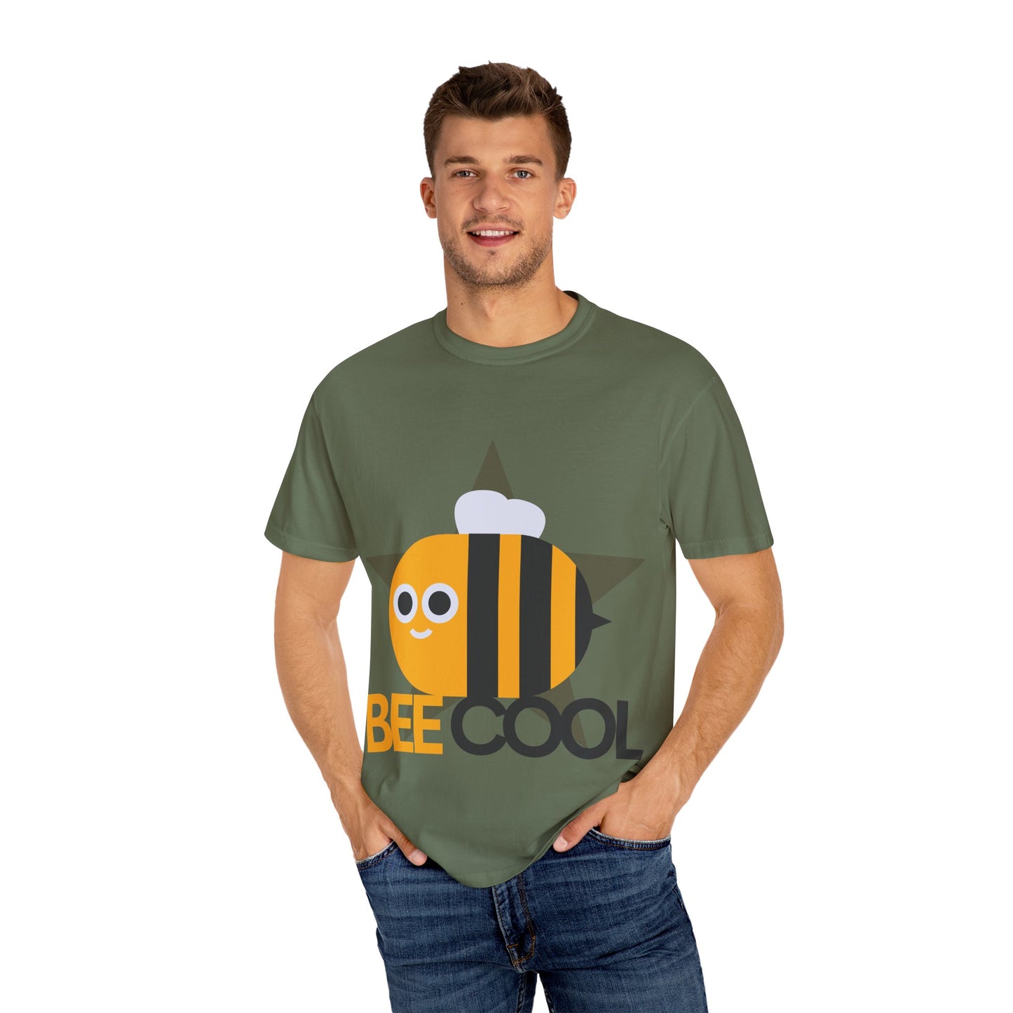 Fun Unisex Garment-Dyed T-shirt with 'BE COOL' Bee Design - Surfing Inspired Tee, Summer Wear, Gift for Beach Lovers, Casual Wear, [...]
