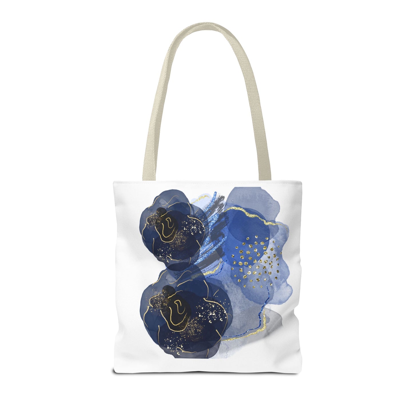 Elegant Floral Tote Bag, AOP Bag, Reusable Grocery Bag, Chic Everyday Tote, Gift for Her, Stylish Beach Bag