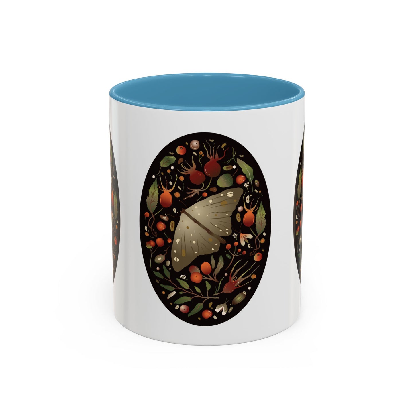 Nature-Inspired Accent Coffee Mug, Butterfly Decorated Mug, Perfect Gift for Nature Lovers, Cozy Home Decor, Birthday, Holiday Gift
