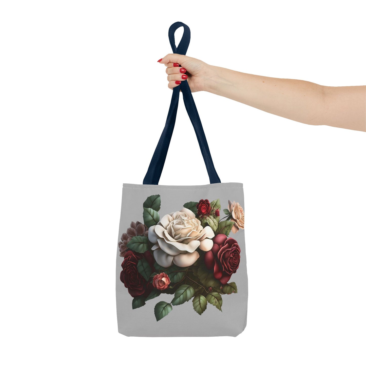 Floral Tote Bag - Elegant Design for Everyday Use, Shopping, Gifts, Mother’s Day, Eco-Friendly Bag