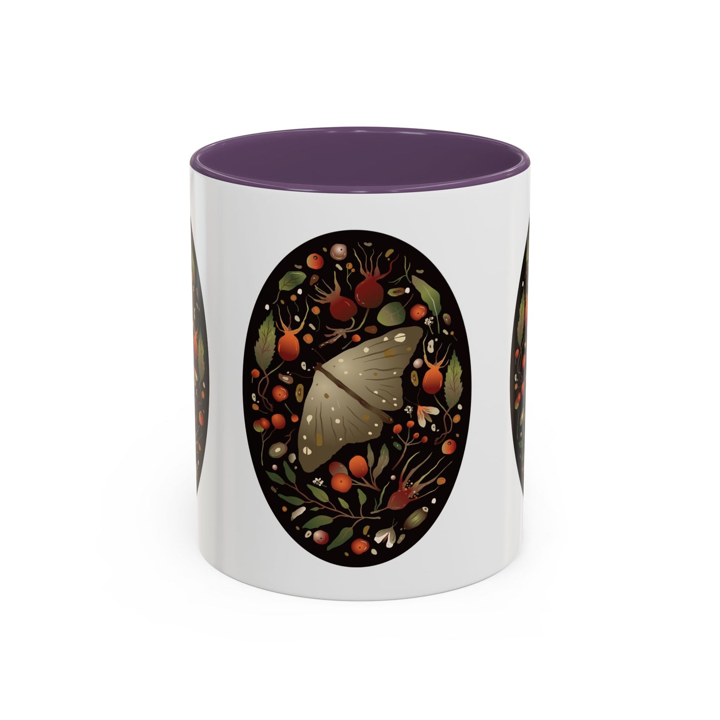 Nature-Inspired Accent Coffee Mug, Butterfly Decorated Mug, Perfect Gift for Nature Lovers, Cozy Home Decor, Birthday, Holiday Gift