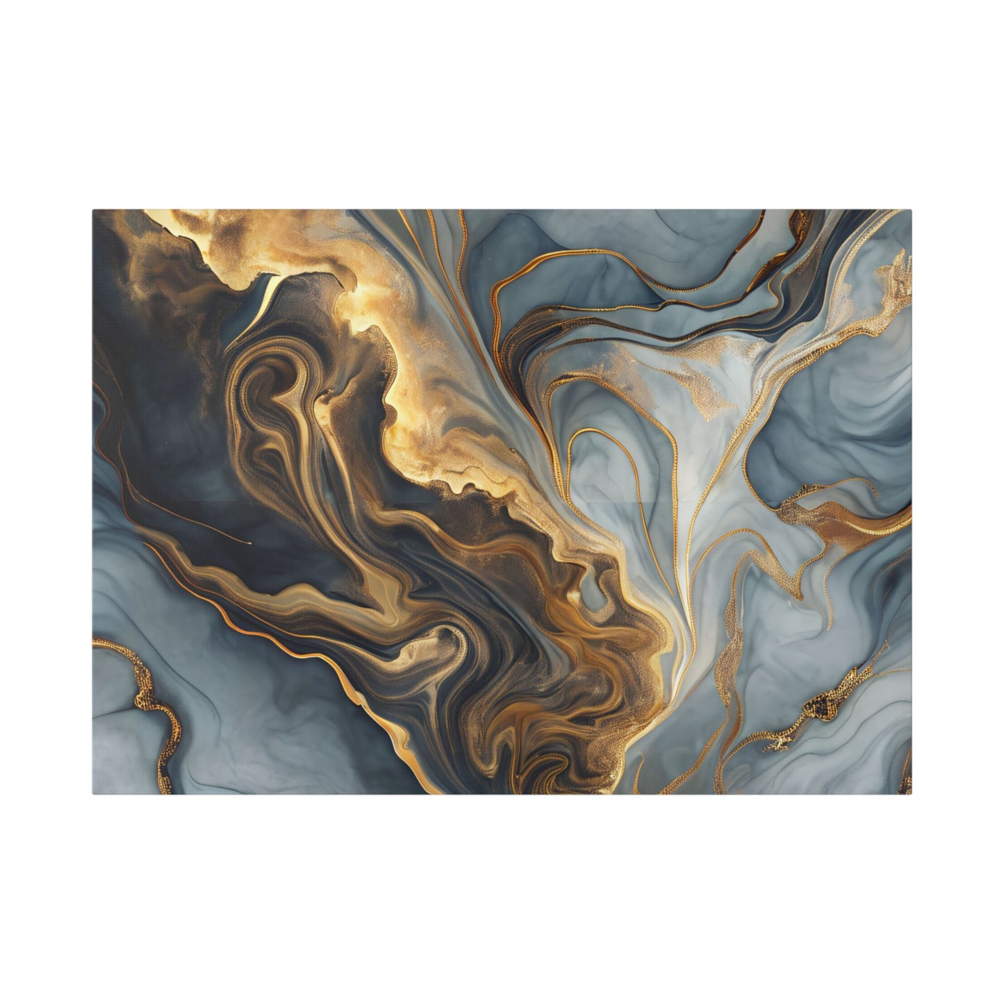 Elegant Marble Artwork, Stretched Canvas Wall Art, Modern Home Decor, Abstract Design, Art for Living Room, Gift for Art Lovers