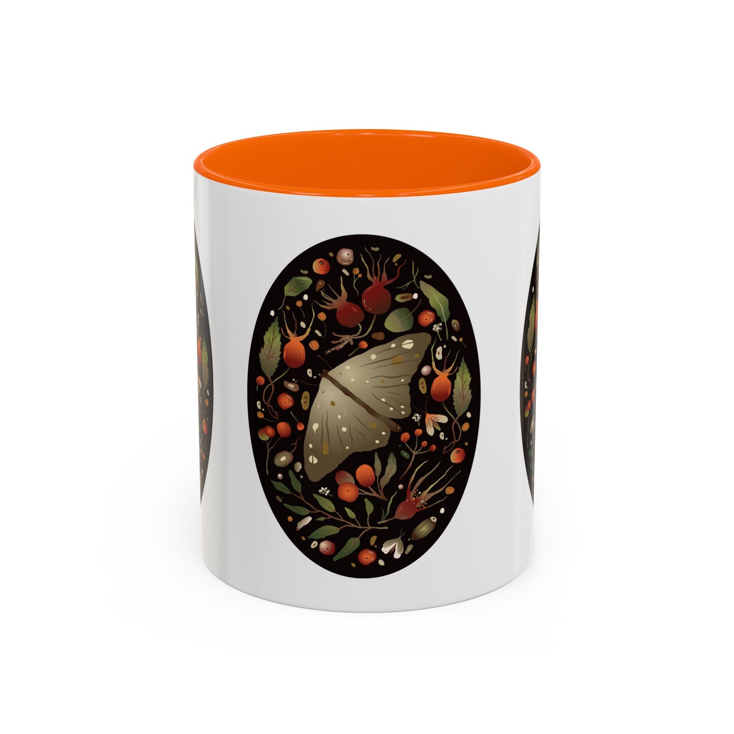 Nature-Inspired Accent Coffee Mug, Butterfly Decorated Mug, Perfect Gift for Nature Lovers, Cozy Home Decor, Birthday, Holiday Gift