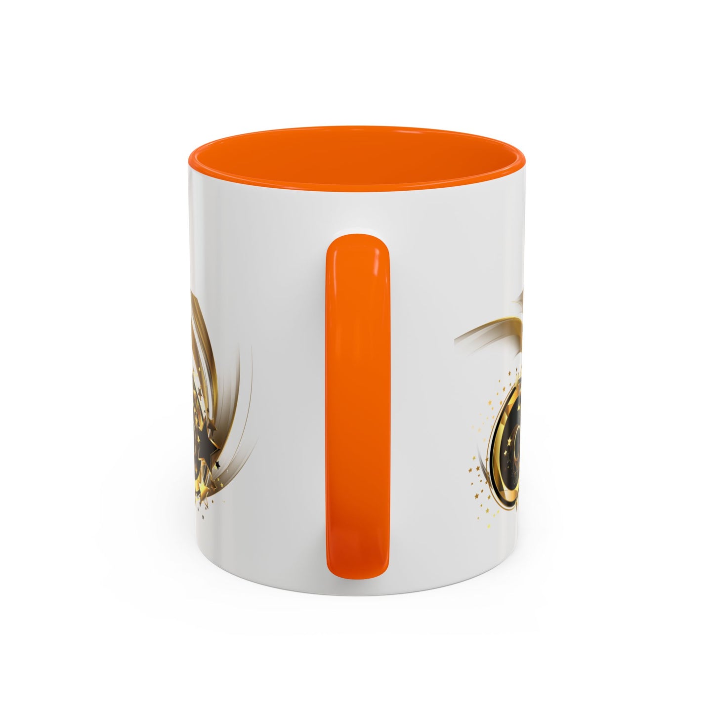 Elegant Gold Swirl Accent Coffee Mug - Perfect for Gifts, Home Decor, Office Use, Celebration, or Daily Rituals