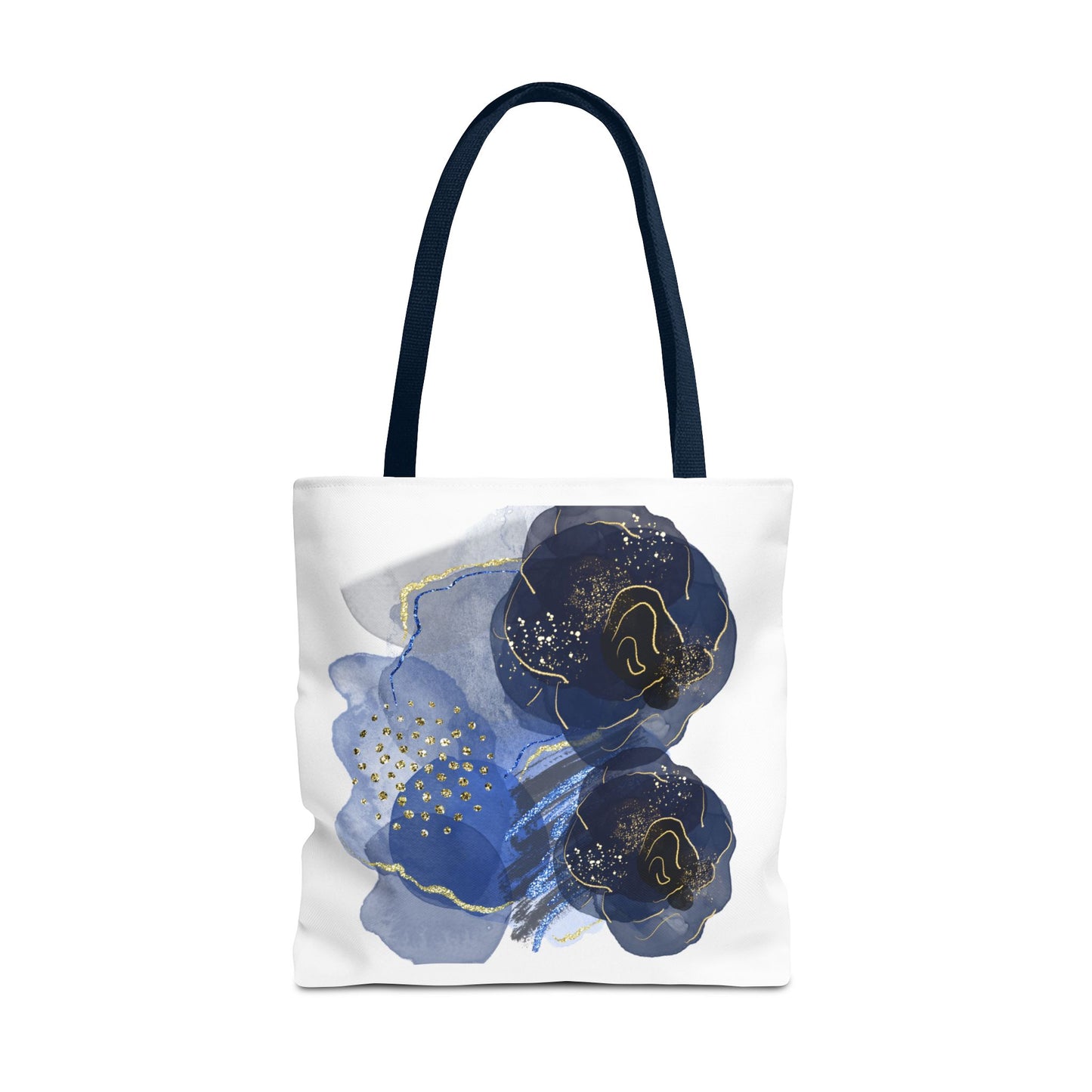 Elegant Floral Tote Bag, AOP Bag, Reusable Grocery Bag, Chic Everyday Tote, Gift for Her, Stylish Beach Bag