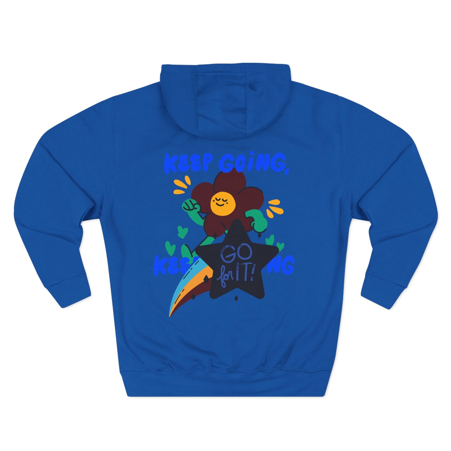 Motivational Three-Panel Fleece Hoodie | Positive Vibes, Gifts for Students, Encouragement Apparel, Casual Wear, Inspirational Hooded [...]