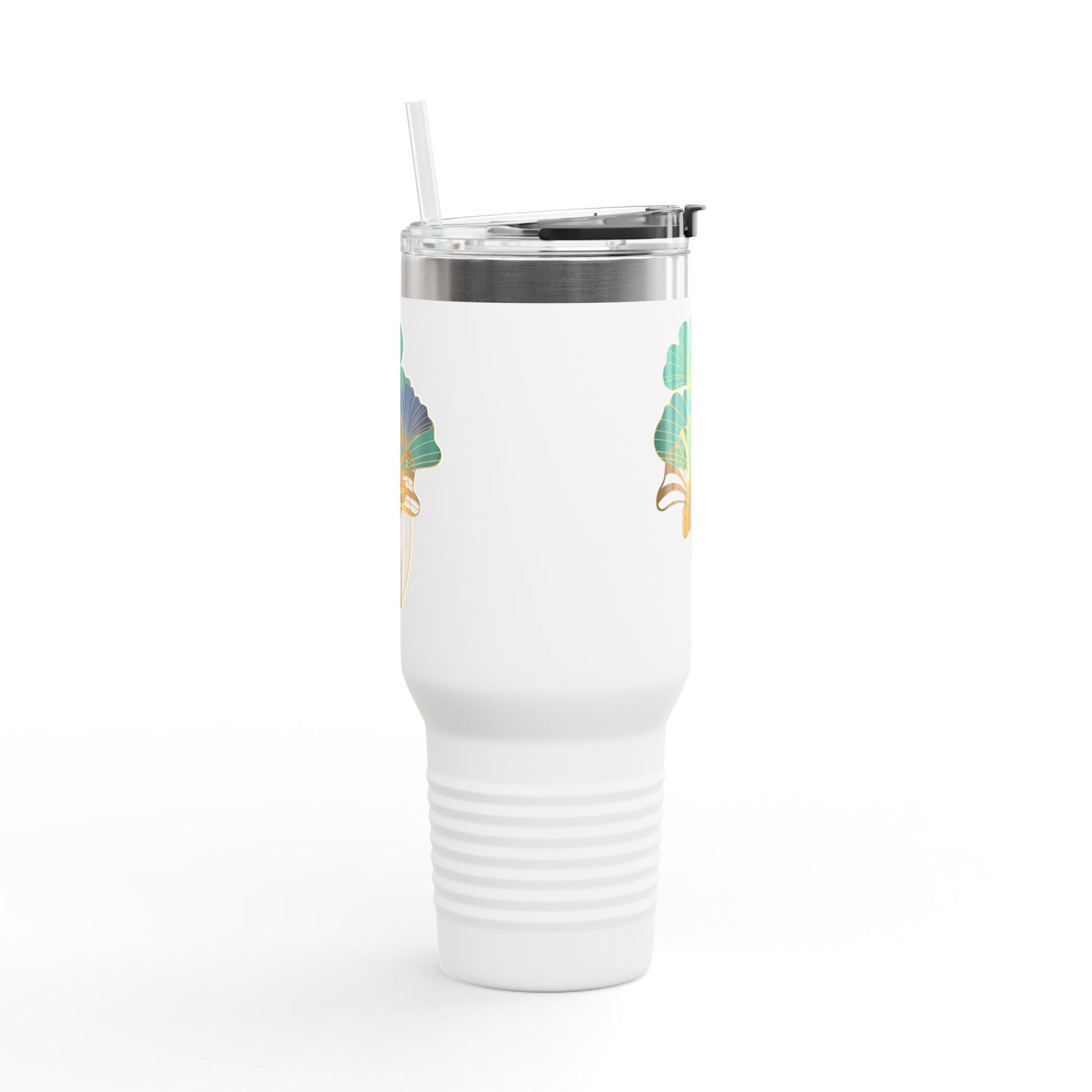 Insulated Travel Mug with Botanical Design, Eco-Friendly Tumbler, Hydration Gift for Nature Lovers, Perfect for Outdoor Adventures, [...]