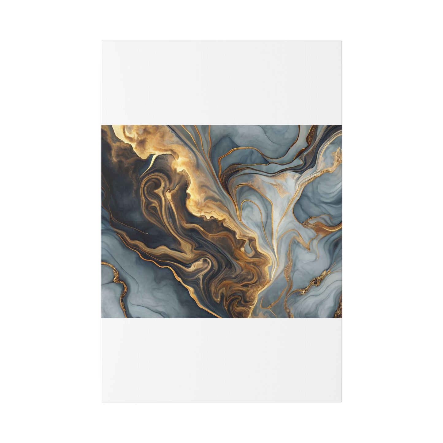 Elegant Marble Artwork, Stretched Canvas Wall Art, Modern Home Decor, Abstract Design, Art for Living Room, Gift for Art Lovers