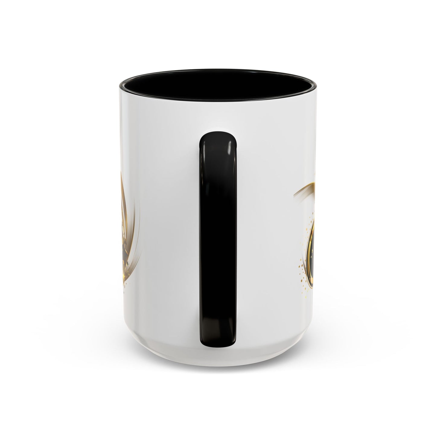 Elegant Gold Swirl Accent Coffee Mug - Perfect for Gifts, Home Decor, Office Use, Celebration, or Daily Rituals