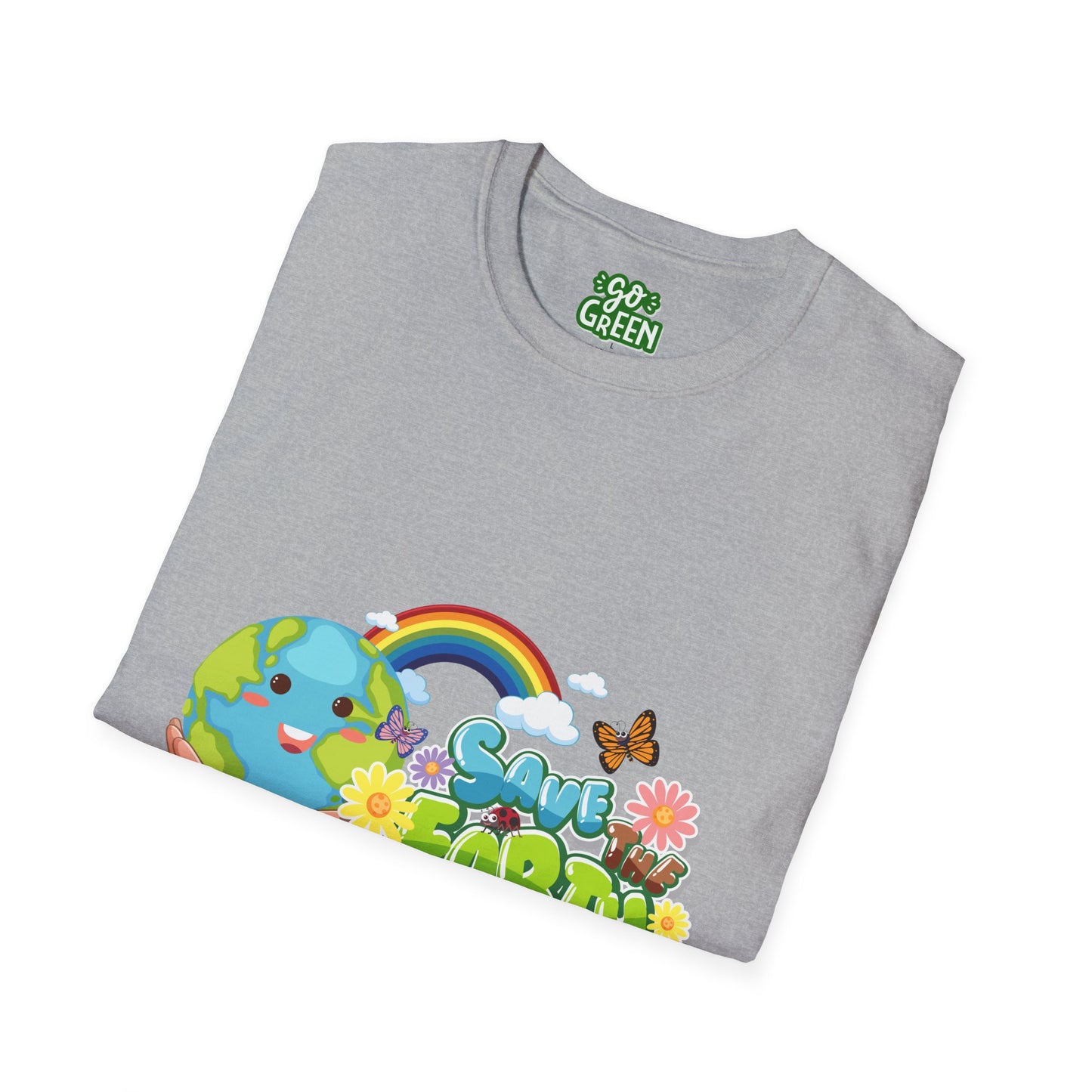 Save Earth Graphic Tee, Eco-Friendly T-Shirt, Gift for Nature Lovers, Earth Day Apparel, Unisex Casual Shirt