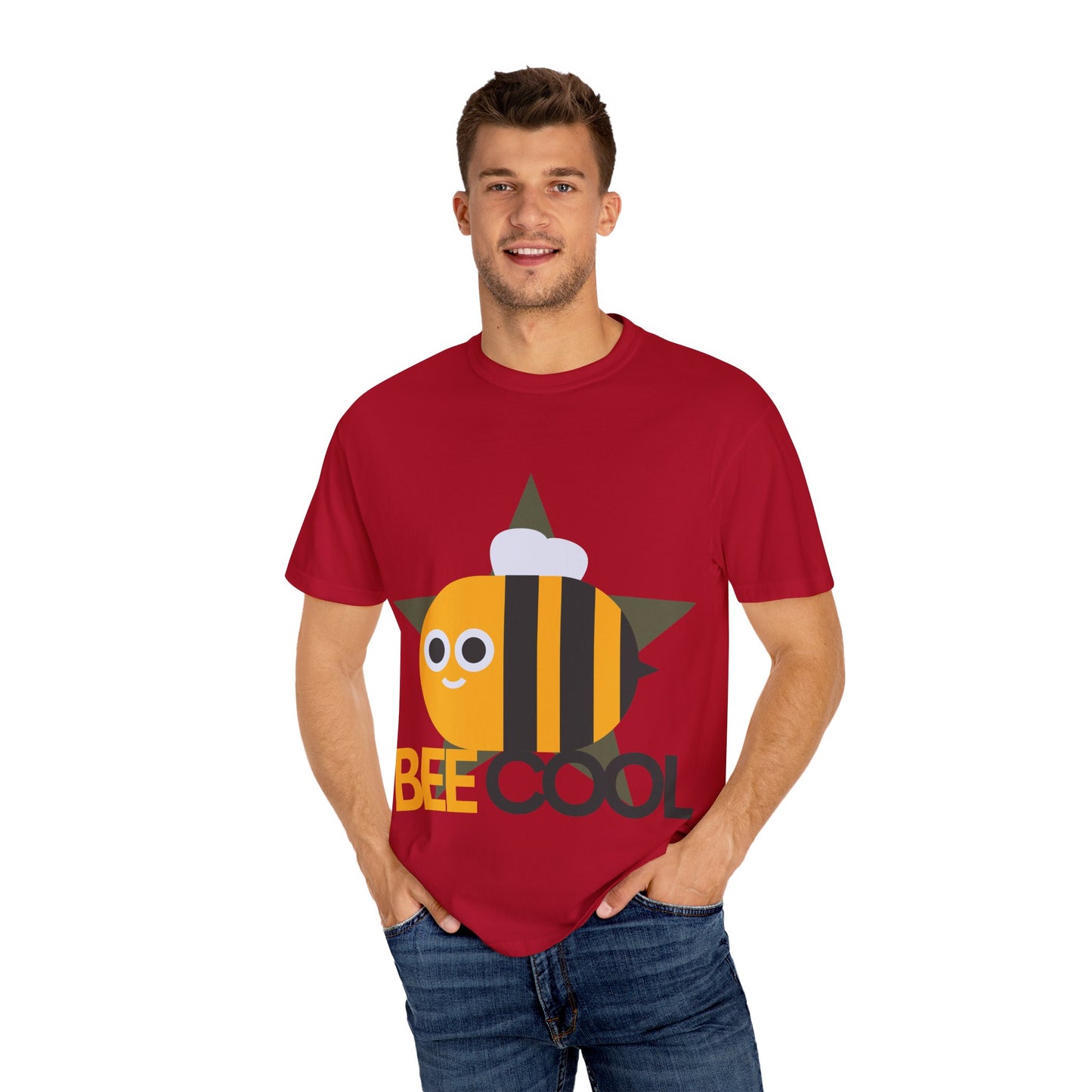 Fun Unisex Garment-Dyed T-shirt with 'BE COOL' Bee Design - Surfing Inspired Tee, Summer Wear, Gift for Beach Lovers, Casual Wear, [...]