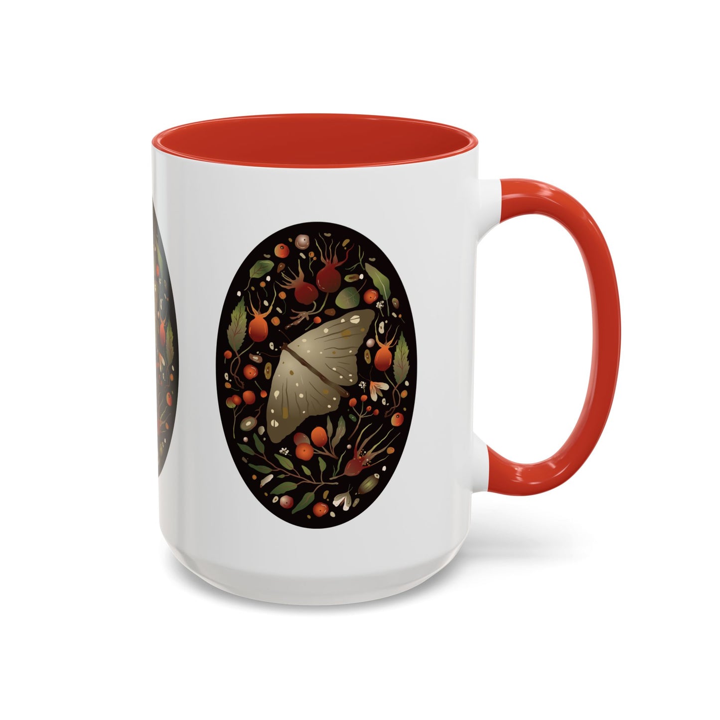 Nature-Inspired Accent Coffee Mug, Butterfly Decorated Mug, Perfect Gift for Nature Lovers, Cozy Home Decor, Birthday, Holiday Gift