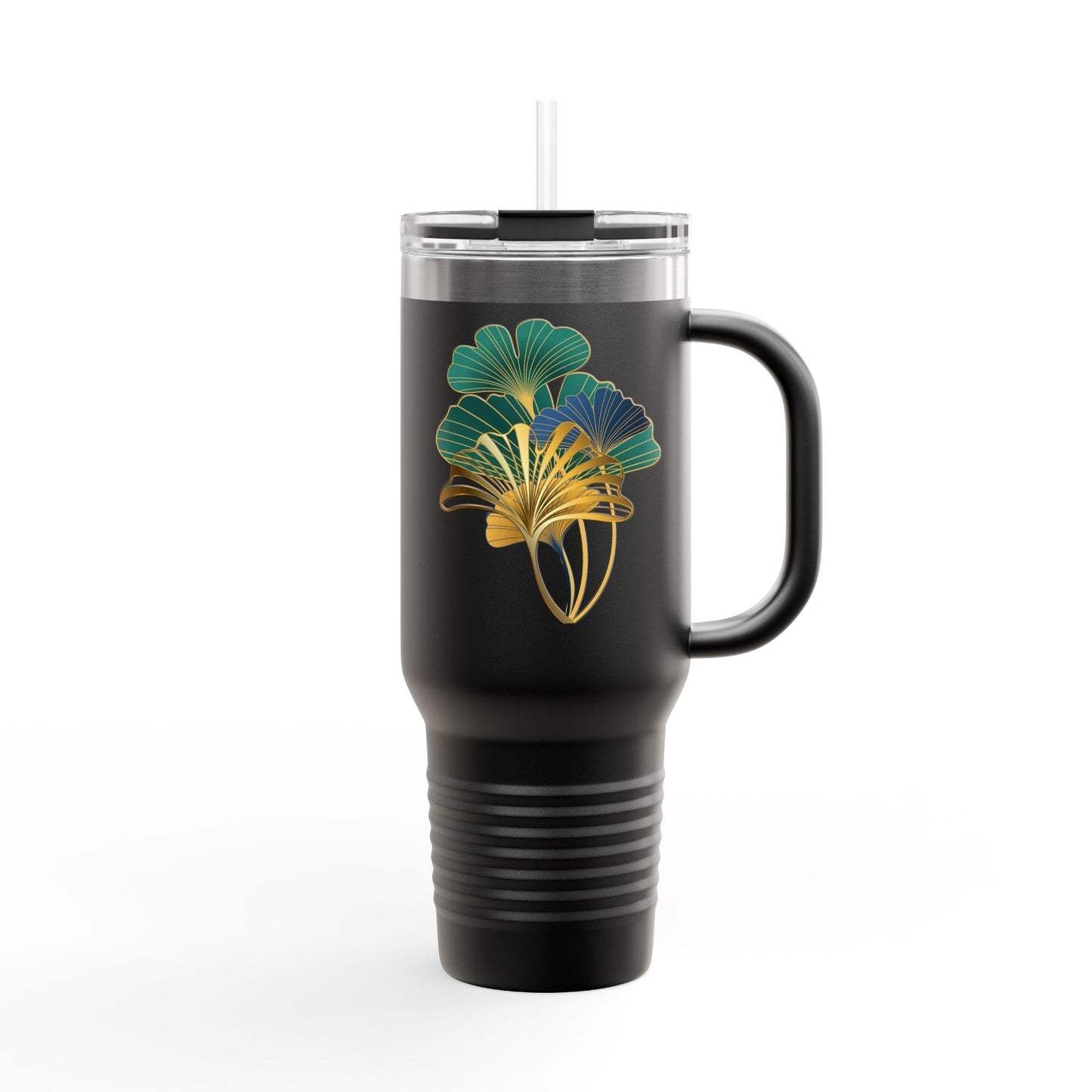Insulated Travel Mug with Botanical Design, Eco-Friendly Tumbler, Hydration Gift for Nature Lovers, Perfect for Outdoor Adventures, [...]