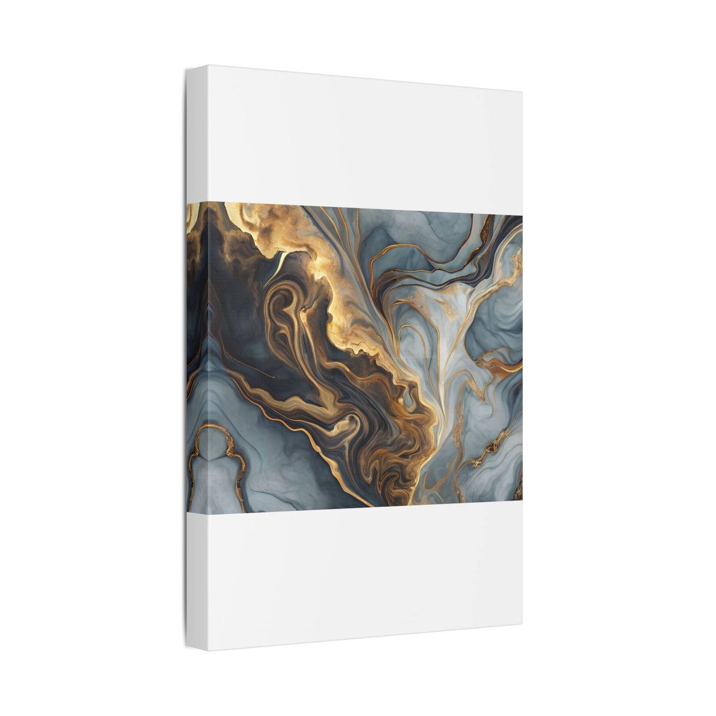 Elegant Marble Artwork, Stretched Canvas Wall Art, Modern Home Decor, Abstract Design, Art for Living Room, Gift for Art Lovers