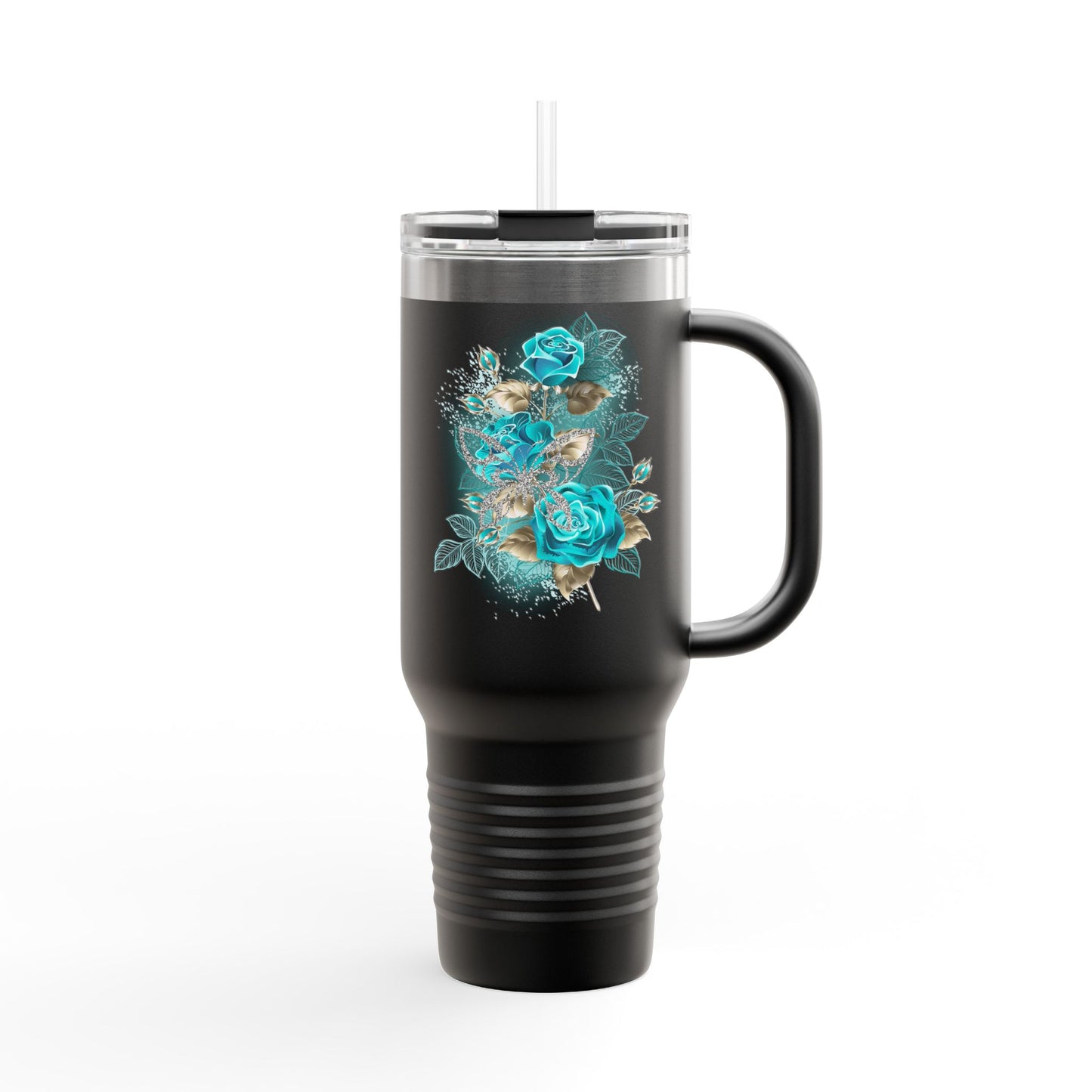 Stylish Insulated Travel Mug, 40oz | Floral Design | Perfect for On-the-Go | Eco-Friendly | Great Gift for Coffee Lovers, Travel Mug, [...]