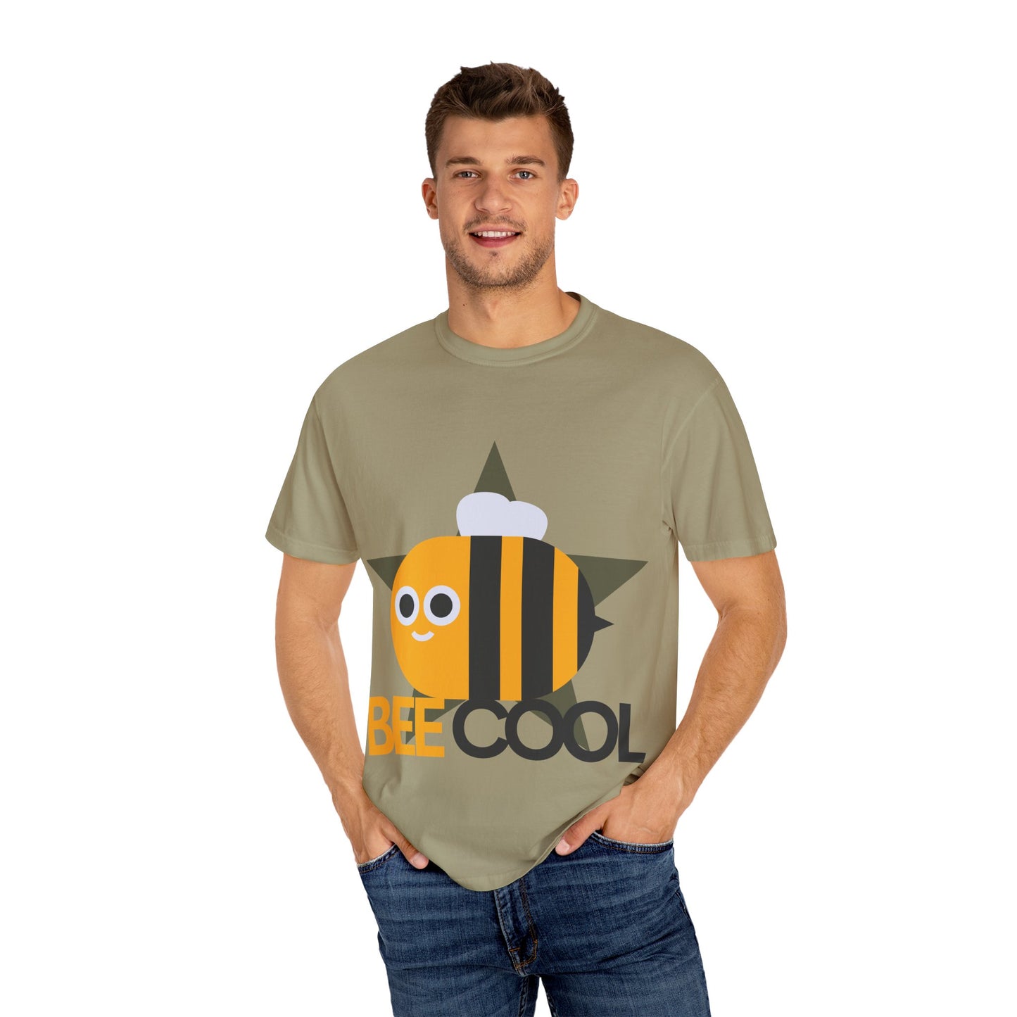 Fun Unisex Garment-Dyed T-shirt with 'BE COOL' Bee Design - Surfing Inspired Tee, Summer Wear, Gift for Beach Lovers, Casual Wear, [...]