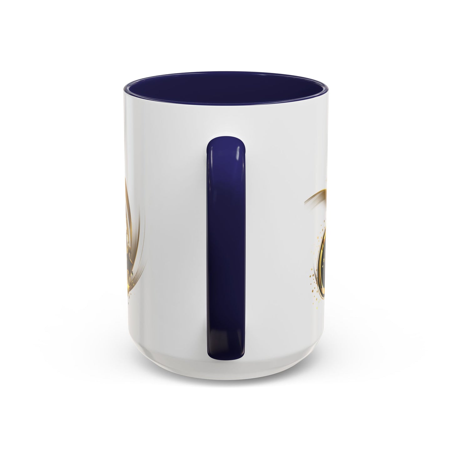 Elegant Gold Swirl Accent Coffee Mug - Perfect for Gifts, Home Decor, Office Use, Celebration, or Daily Rituals