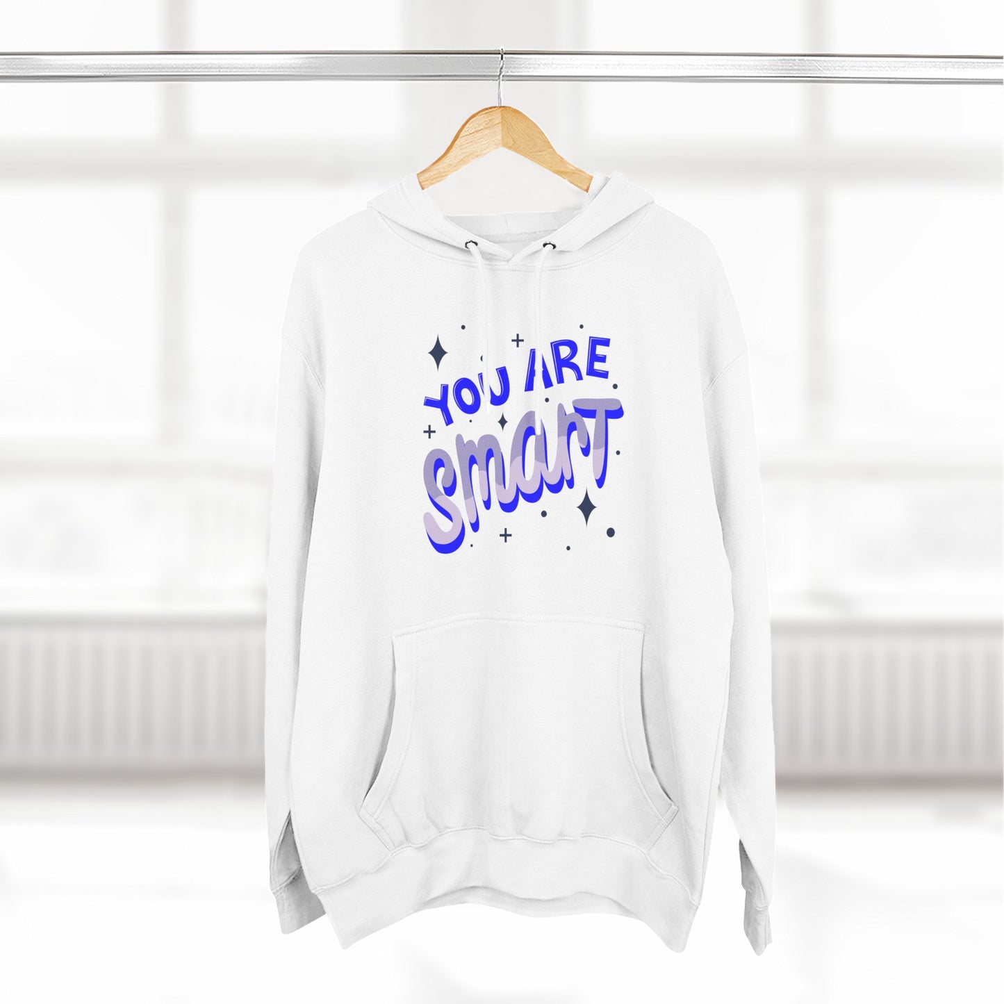 Motivational Three-Panel Fleece Hoodie | Positive Vibes, Gifts for Students, Encouragement Apparel, Casual Wear, Inspirational Hooded [...]