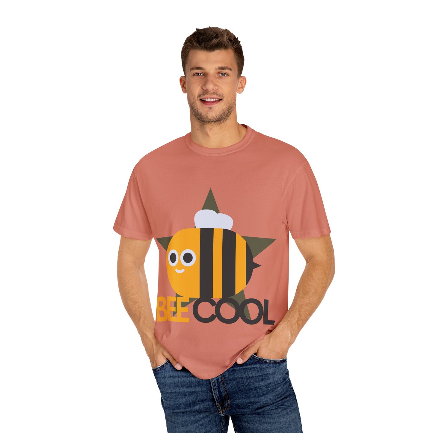 Fun Unisex Garment-Dyed T-shirt with 'BE COOL' Bee Design - Surfing Inspired Tee, Summer Wear, Gift for Beach Lovers, Casual Wear, [...]