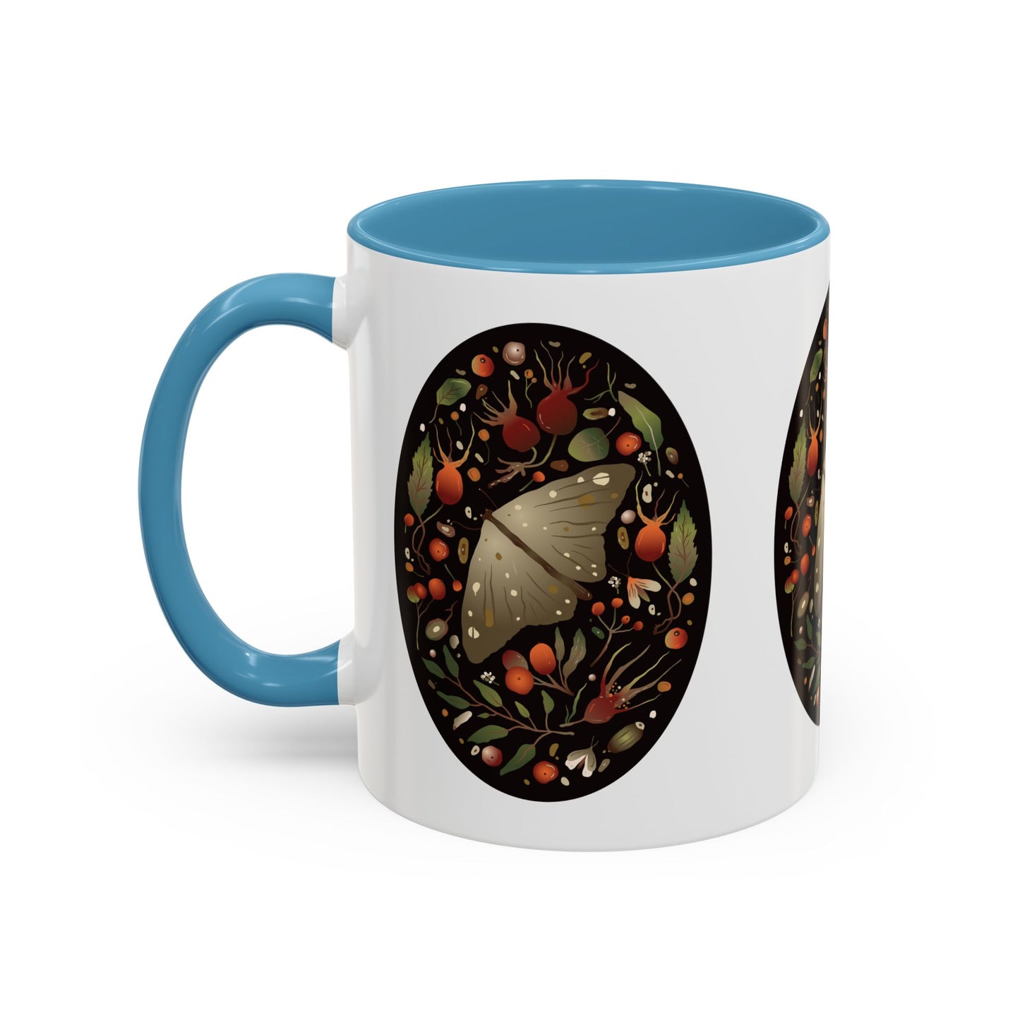 Nature-Inspired Accent Coffee Mug, Butterfly Decorated Mug, Perfect Gift for Nature Lovers, Cozy Home Decor, Birthday, Holiday Gift