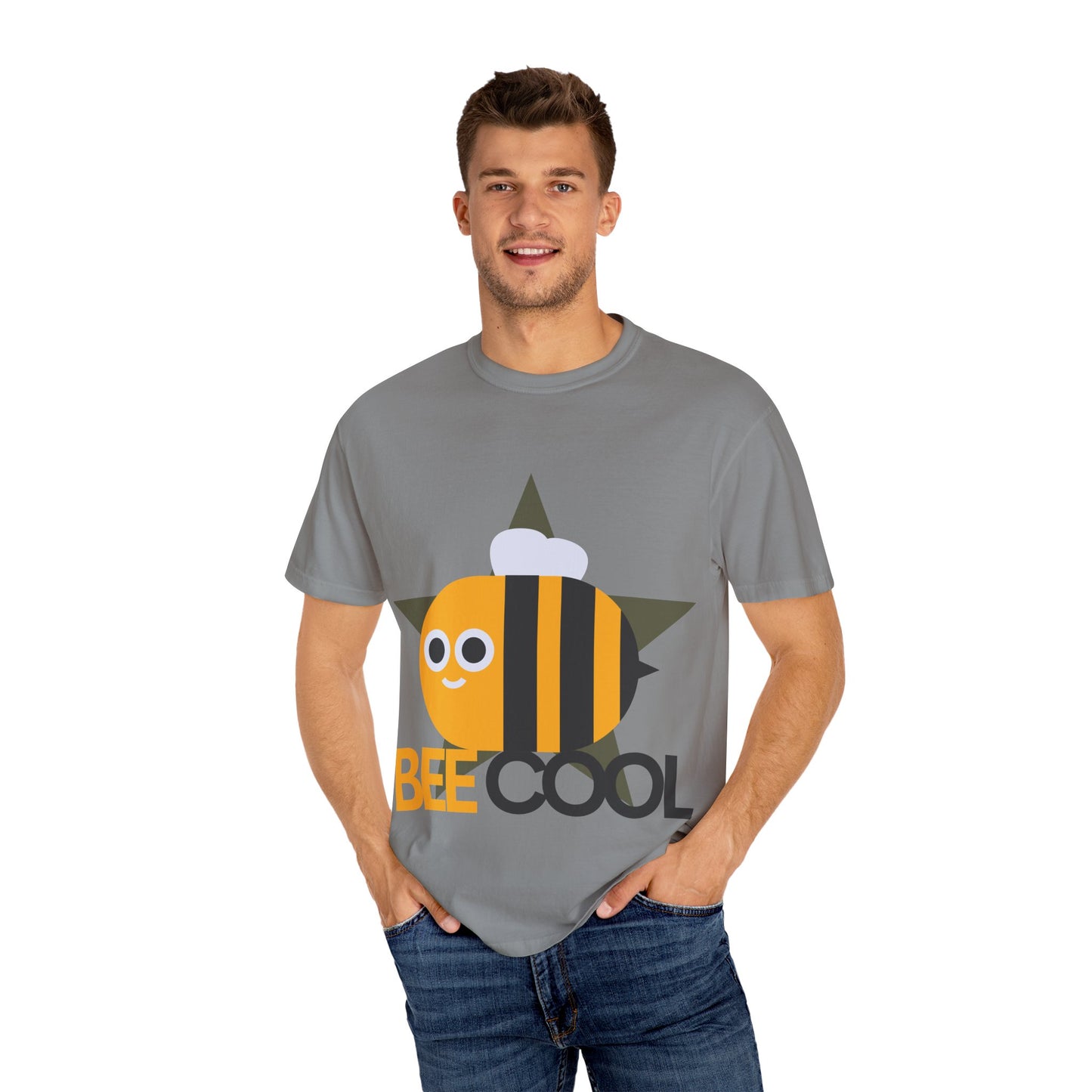 Fun Unisex Garment-Dyed T-shirt with 'BE COOL' Bee Design - Surfing Inspired Tee, Summer Wear, Gift for Beach Lovers, Casual Wear, [...]