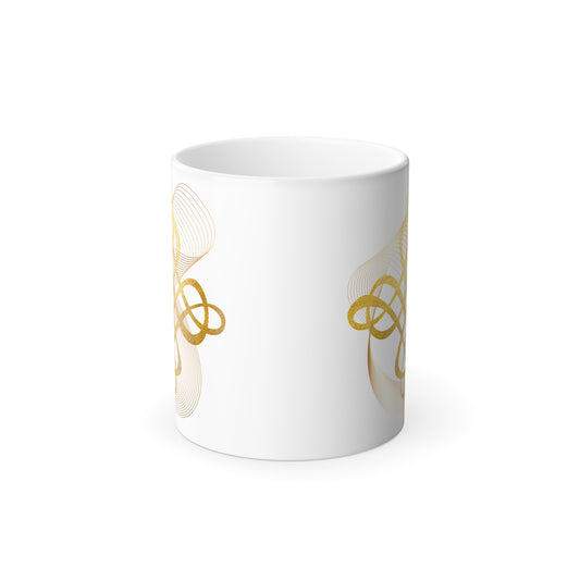Color Morphing Mug with Elegant Aesthetic | Unique Gift for Art Lovers, Home Decor, Coffee Lovers, Special Occasions, Customizable Design