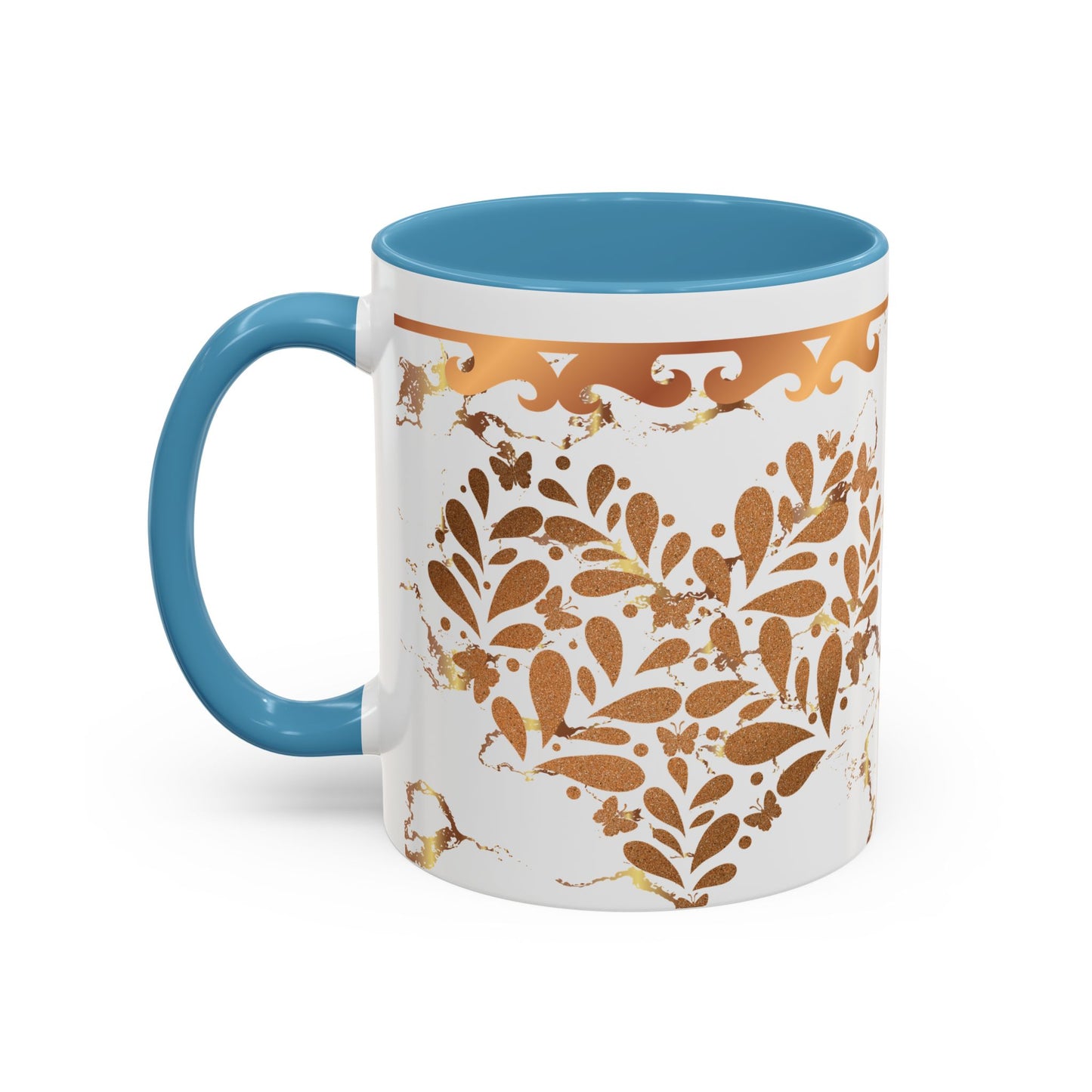 Elegant Floral Coffee Mug with Black Trim | Perfect for Home, Office, Gift Giving, Special Occasions, and Coffee Lovers