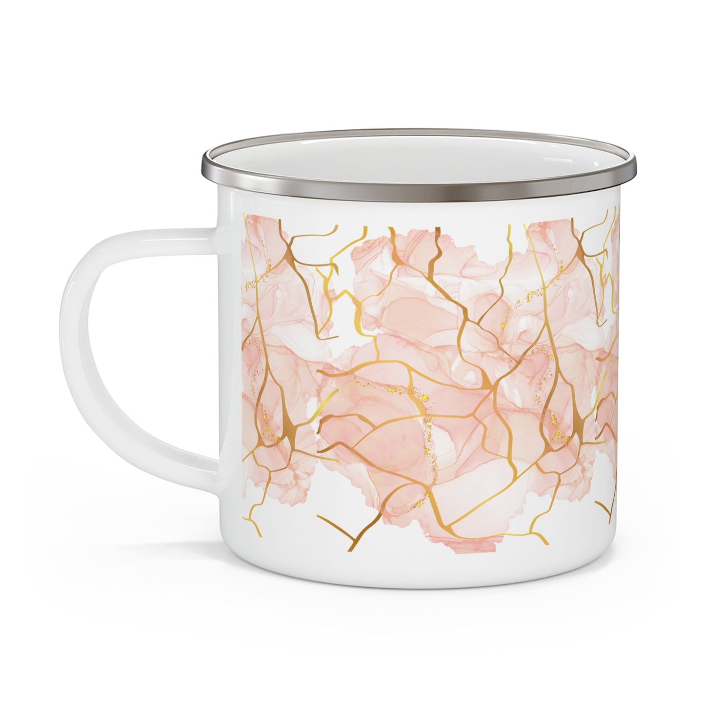 Beautiful Floral Enamel Camping Mug, Outdoor Coffee Cup, Nature Lover Gift, Rustic Décor, Glamping Accessories, Weddings, Birthdays, [...]